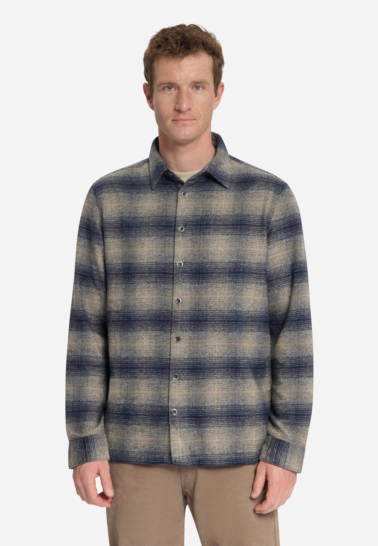 Shirt Yarn Dyed Flannel Check | Dark Night