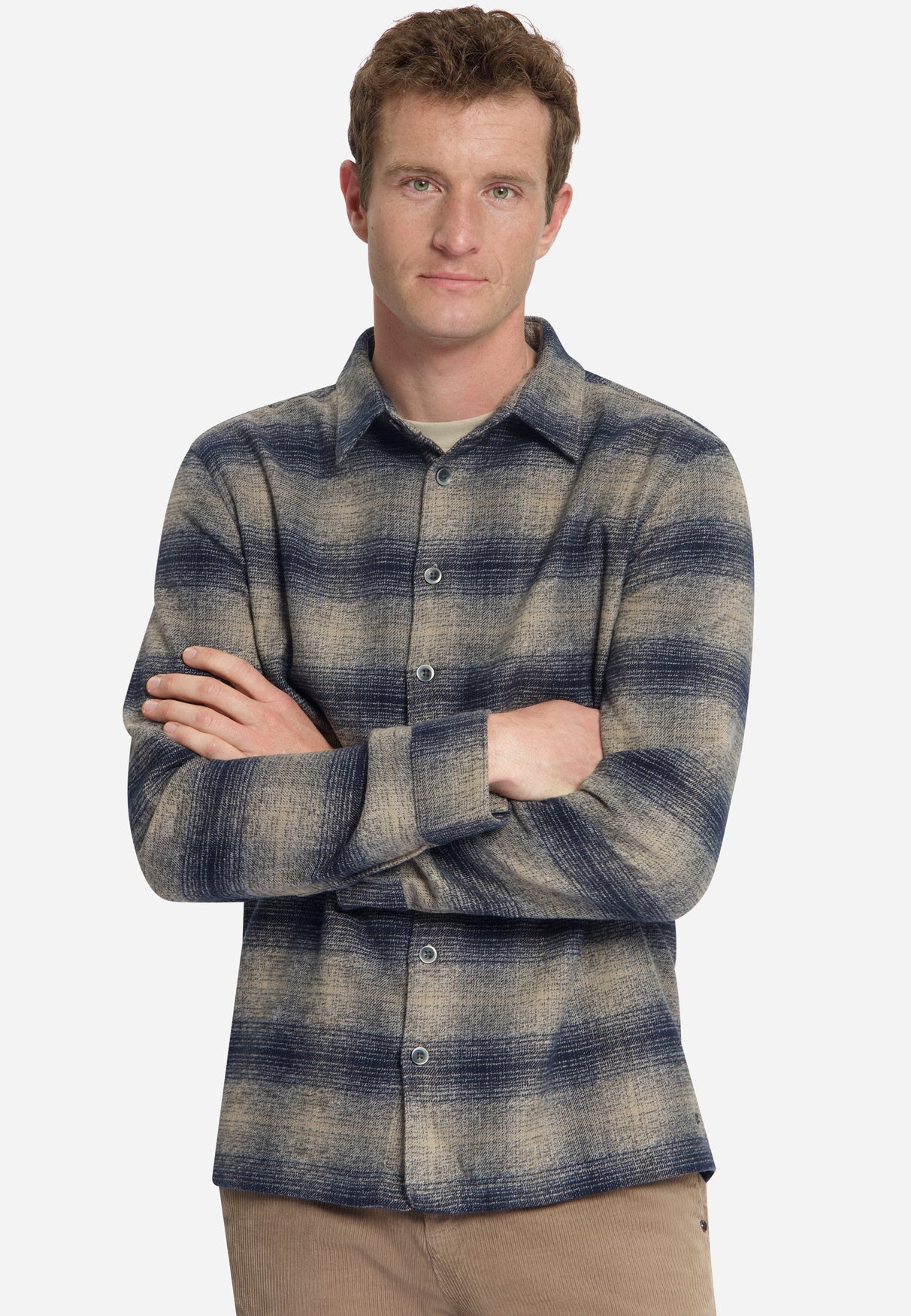 Shirt Yarn Dyed Flannel Check | Dark Night