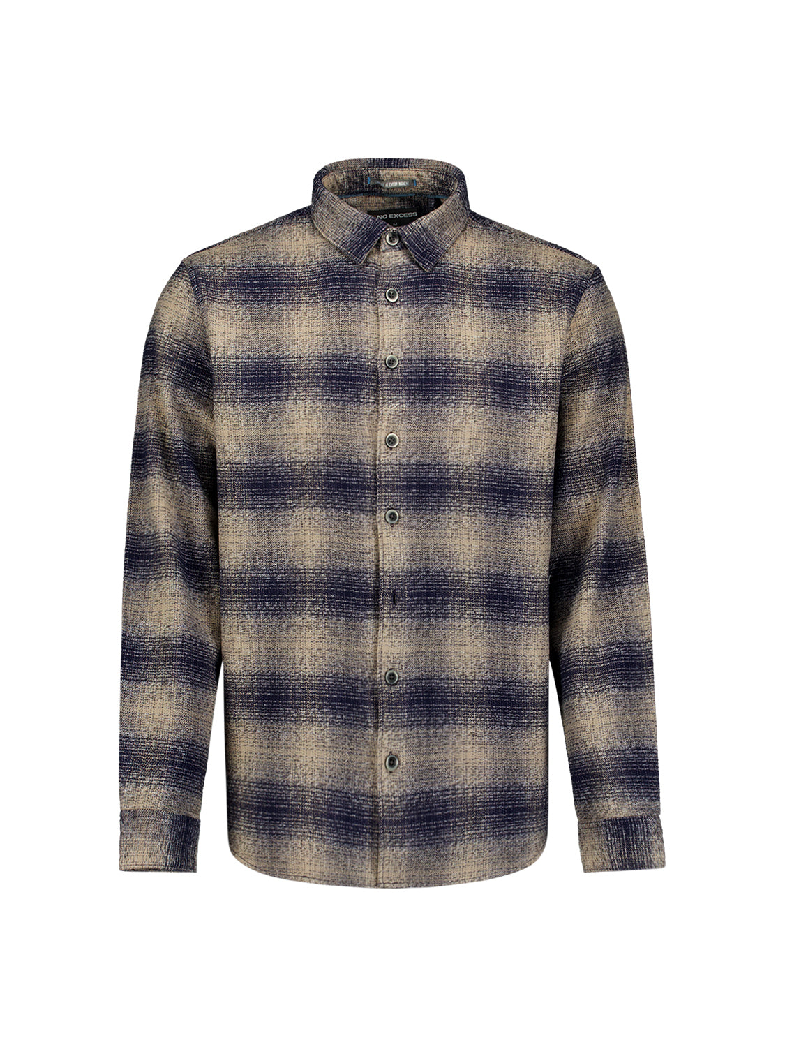 Shirt Yarn Dyed Flannel Check | Dark Night