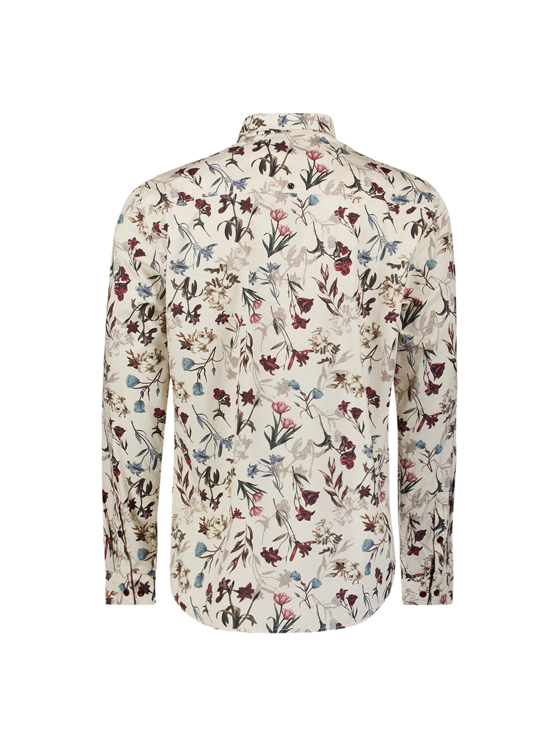Printed stretch shirt | Stone