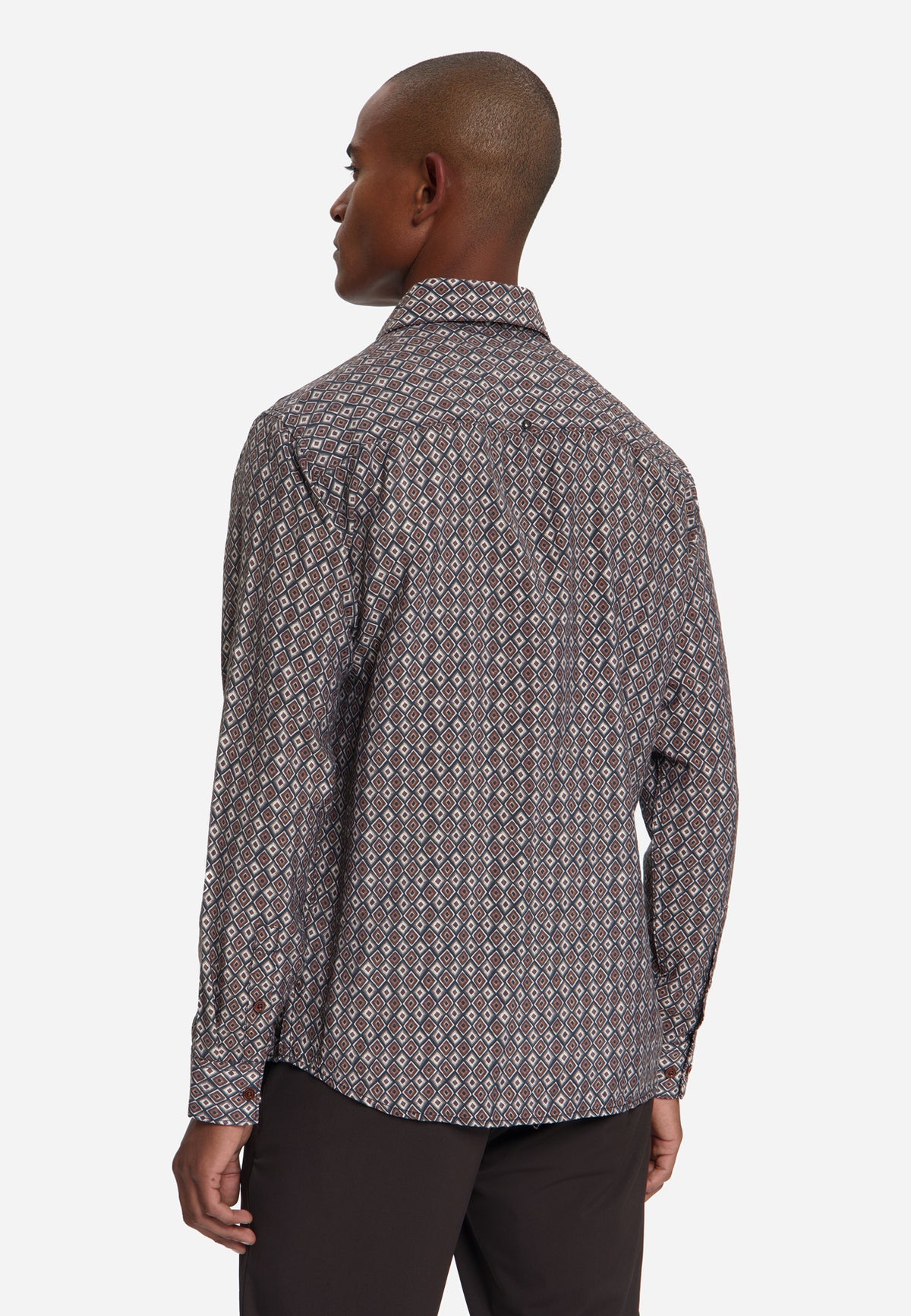 Chemise à imprimé intégral | Light Brown