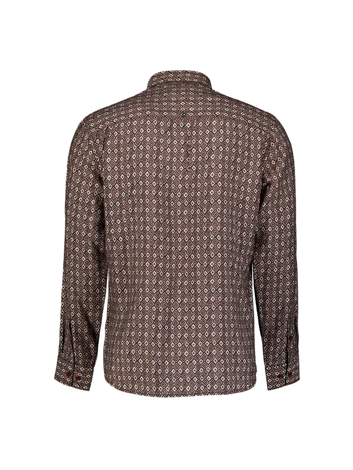 Allover Print Shirt | Light Brown