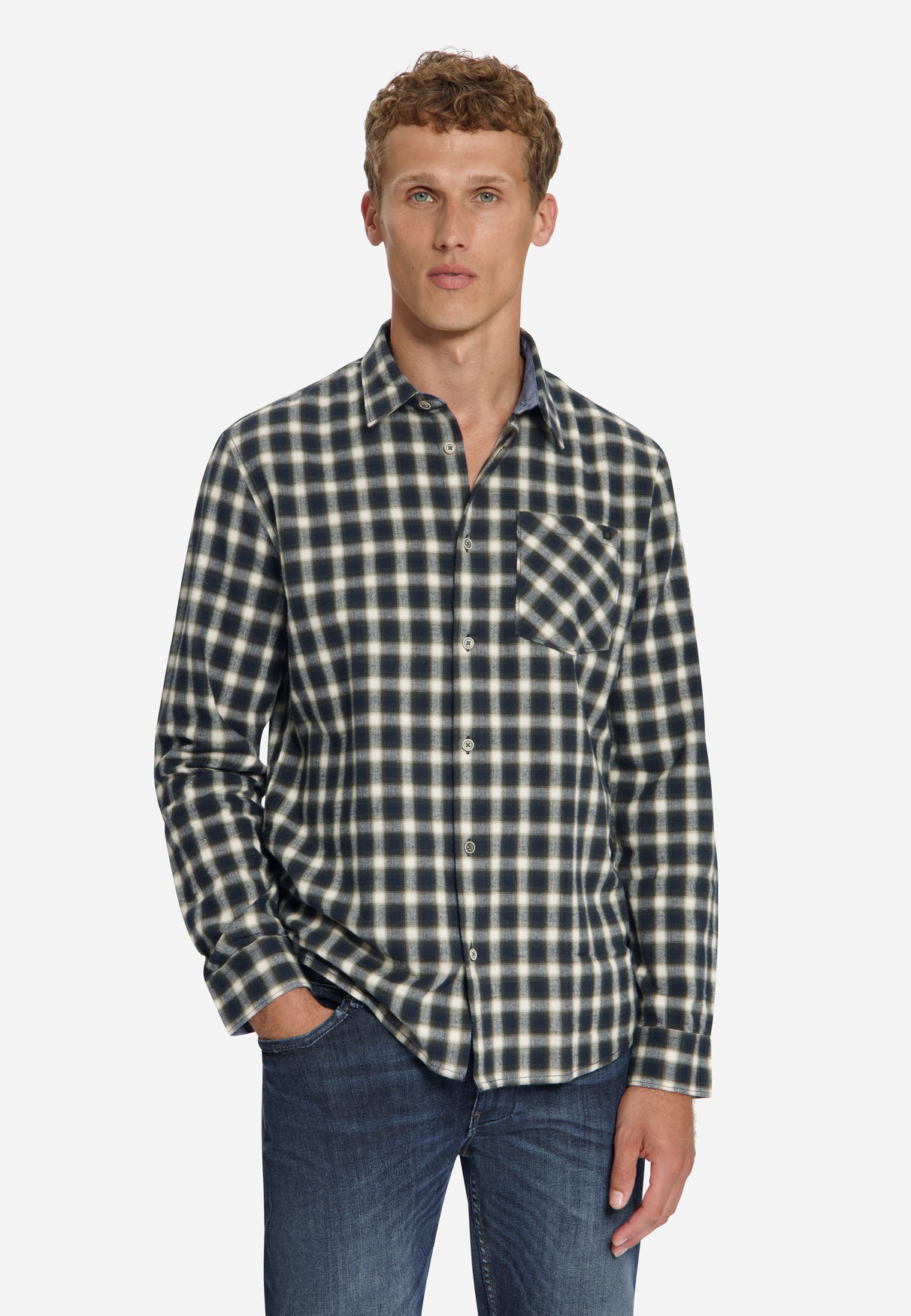Chemise à carreaux en coton | Moss