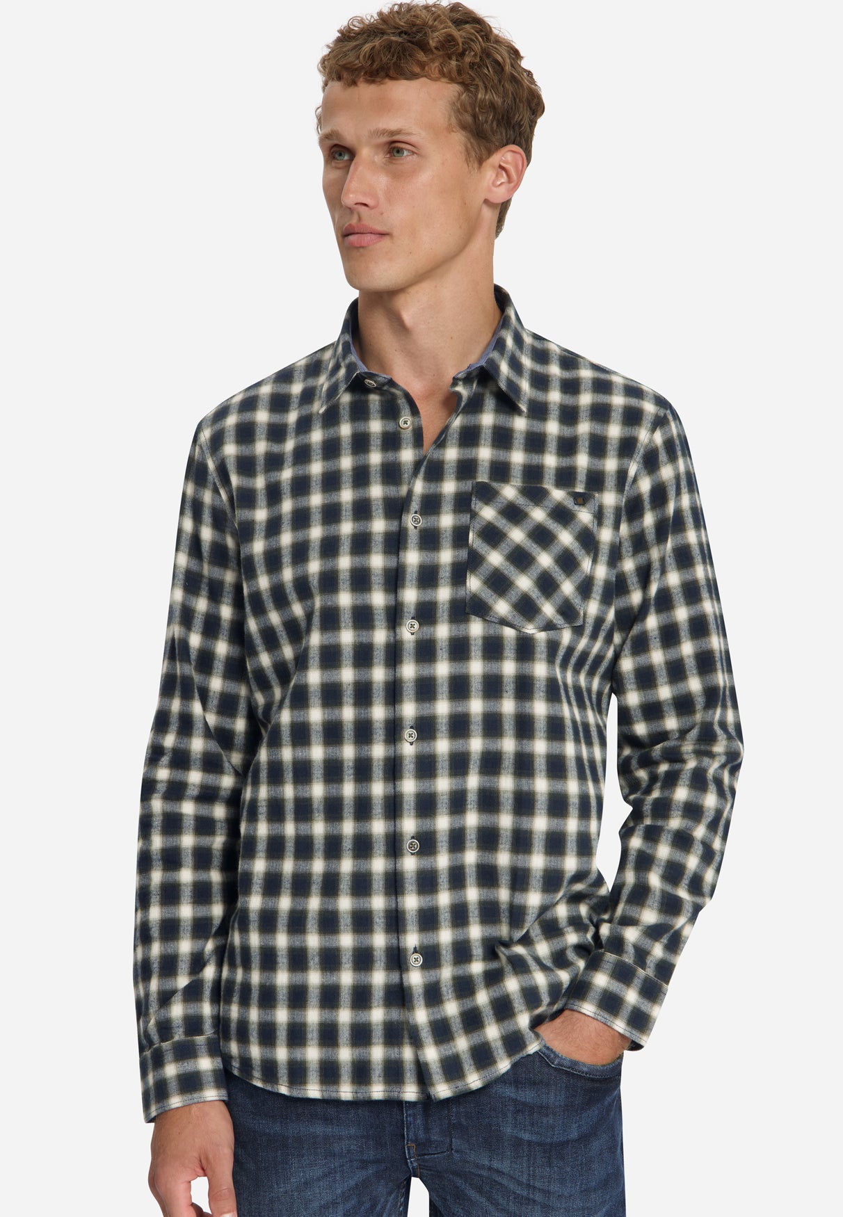 Chemise à carreaux en coton | Moss