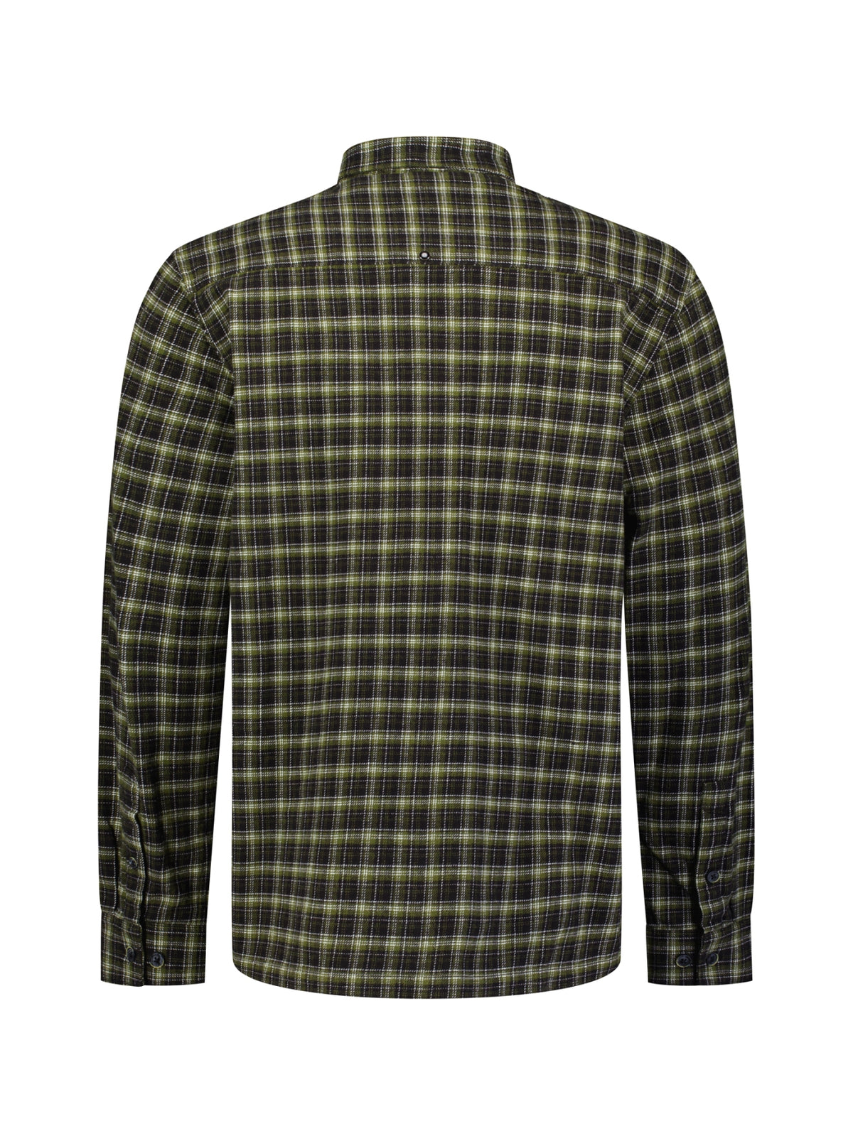 Chemise en coton à carreaux | moss