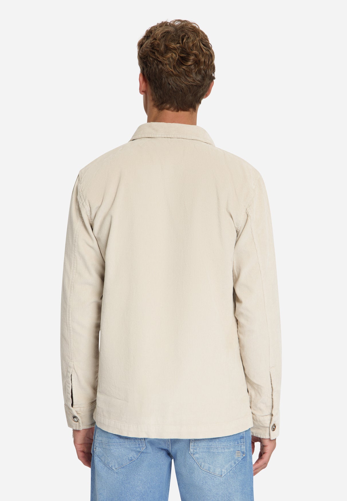 Corduroy Overshirt | Stone