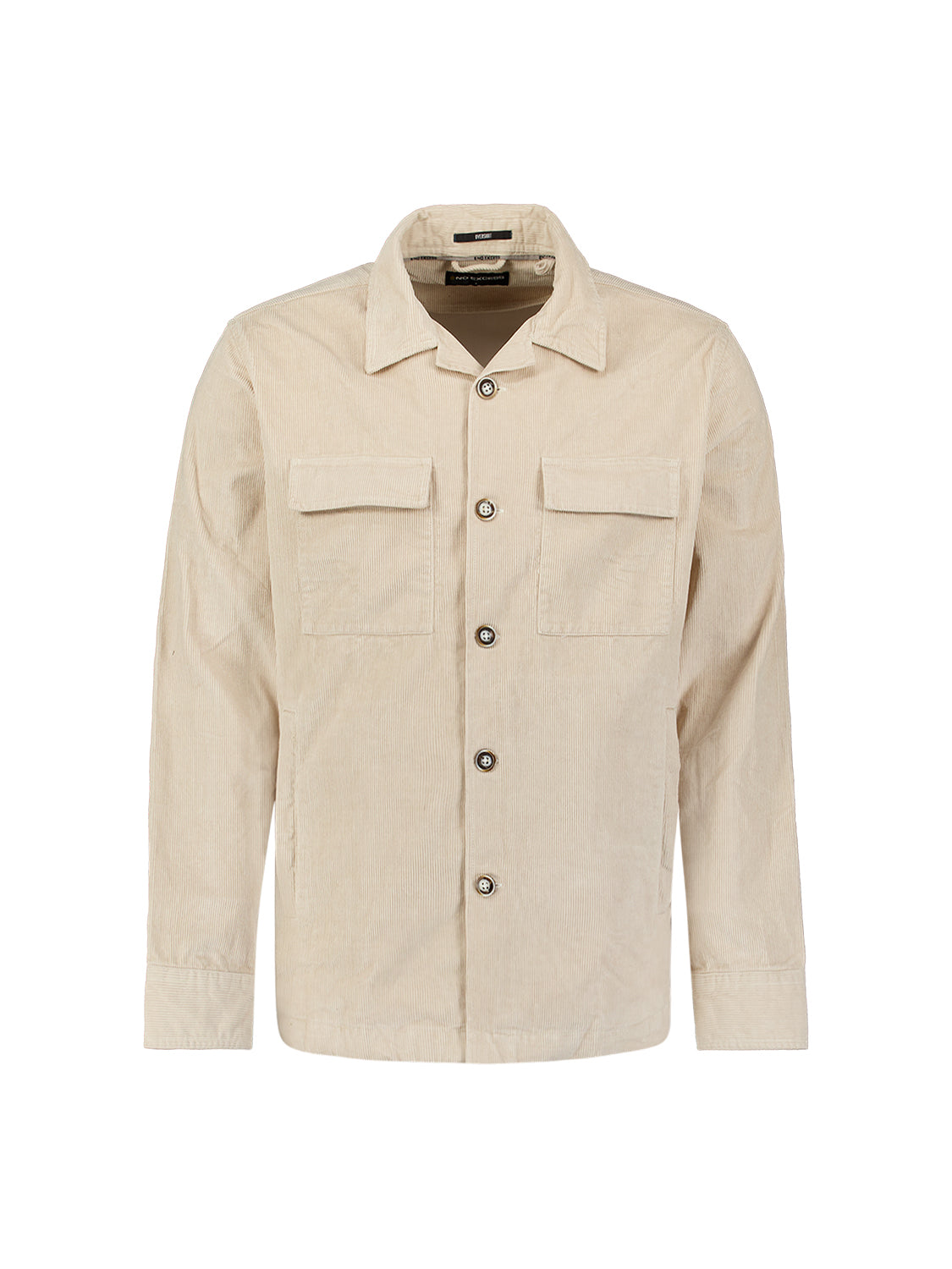 Overshirt en velours côtelé épais | Stone