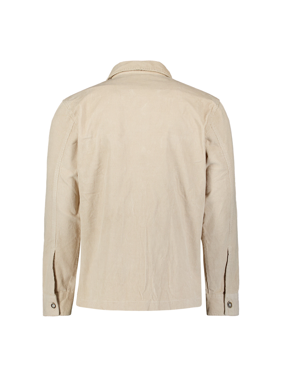 Overshirt en velours côtelé épais | Stone