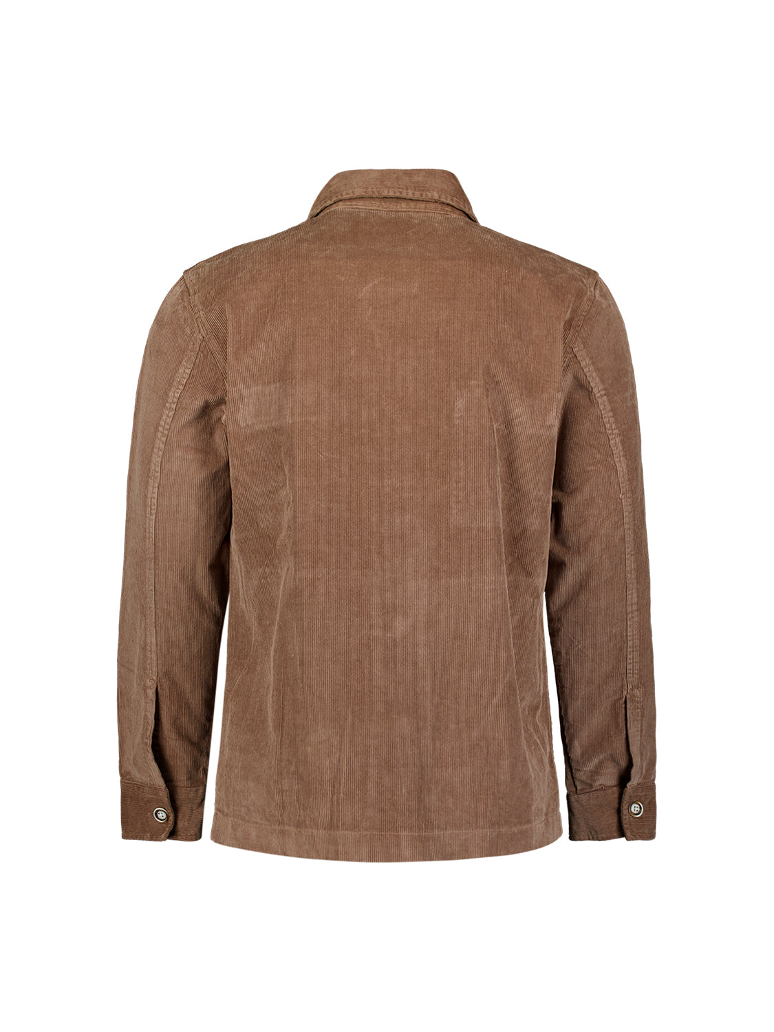 Overshirt en velours côtelé épais | Marron clair