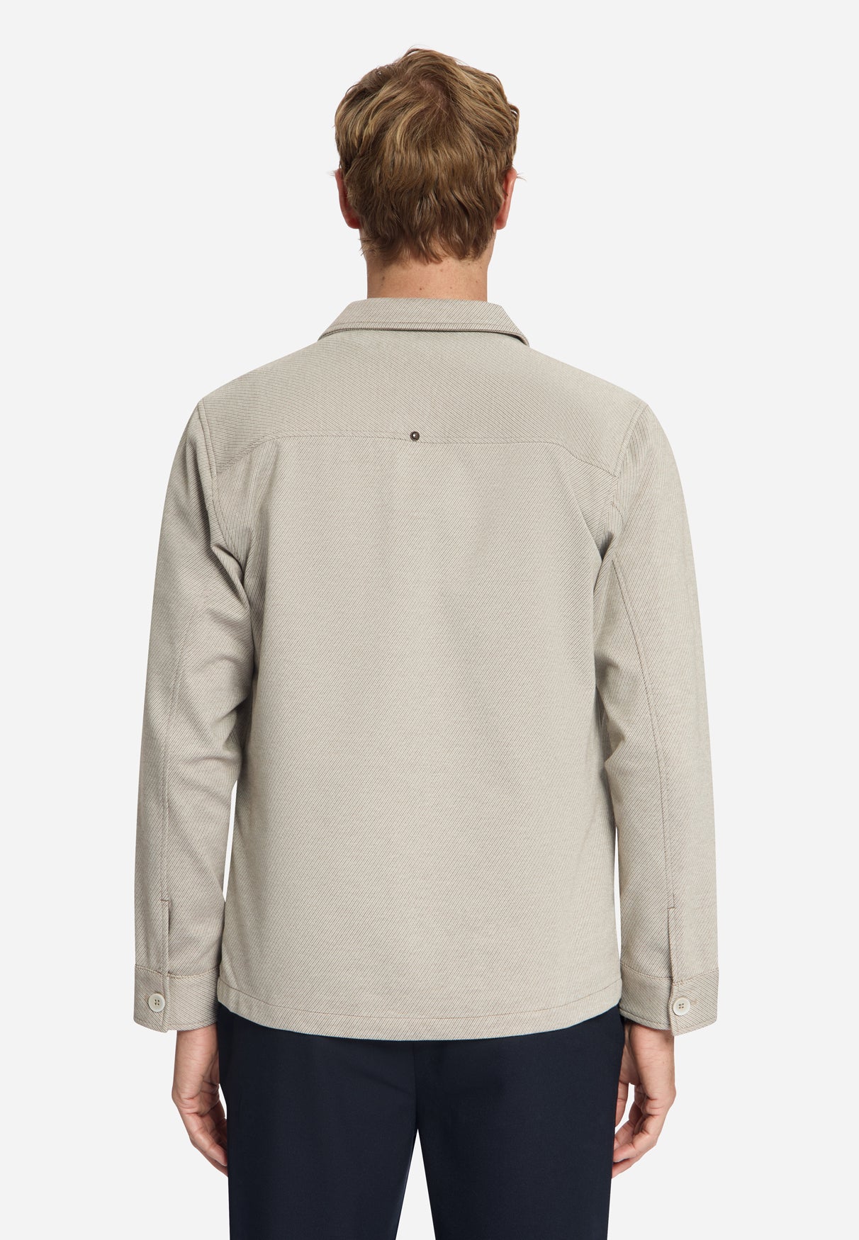Surchemise En Sergé Chiné | Light Brown