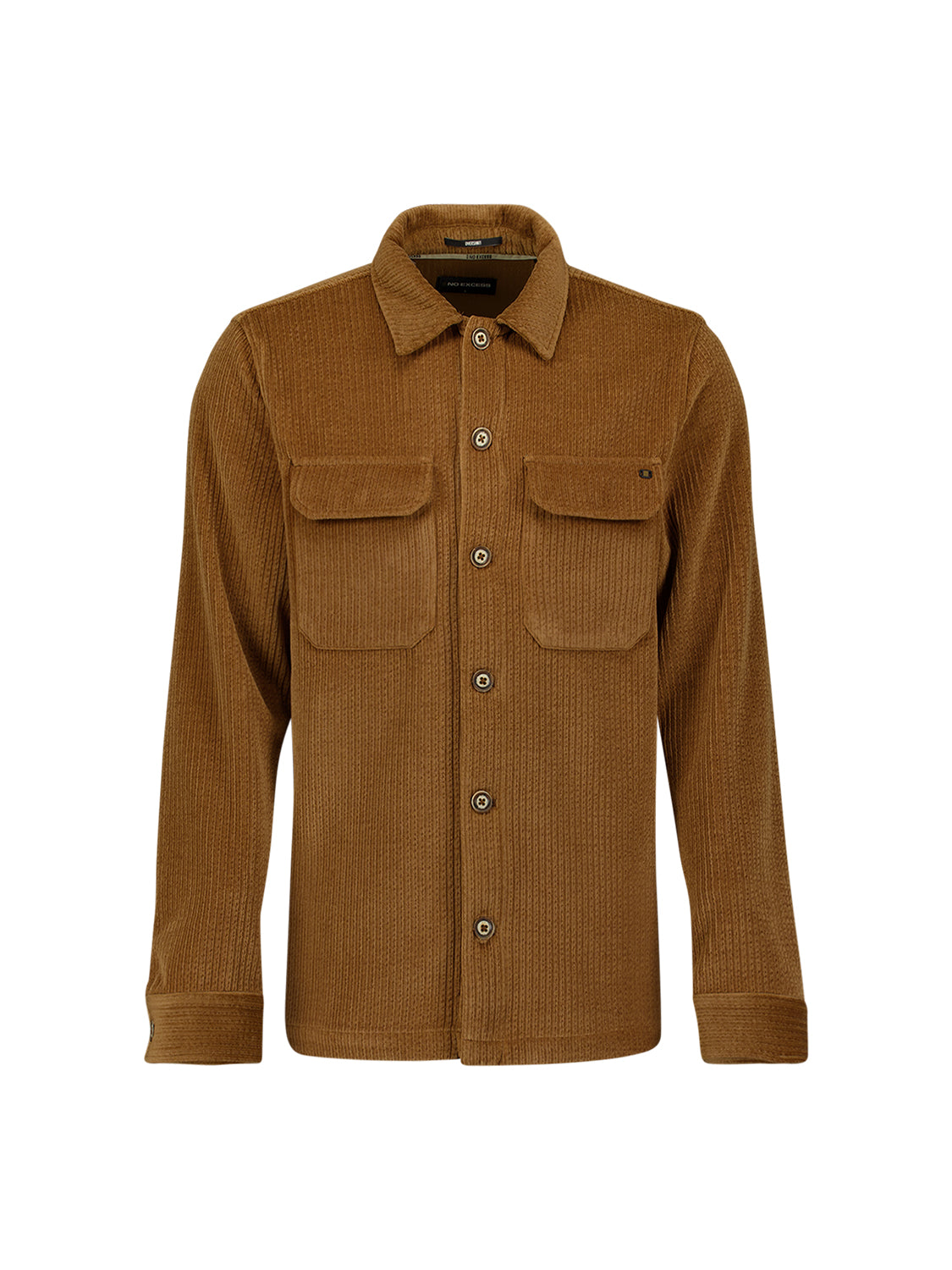 Stretch Cord Overshirt | Caramel