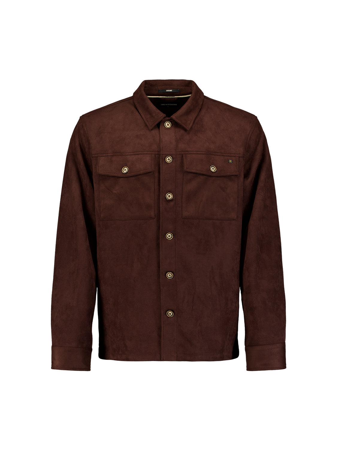 Surchemise effet daim | Dark Brown