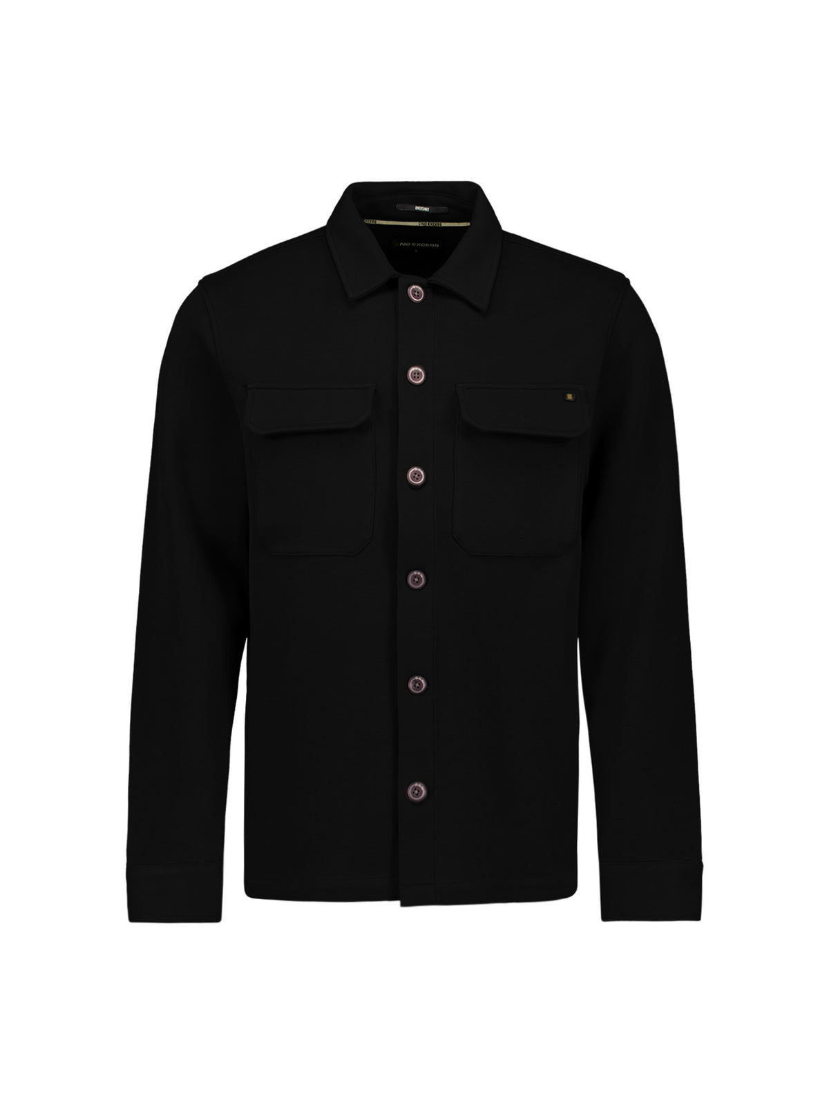 Surchemise sweat piqué | Black