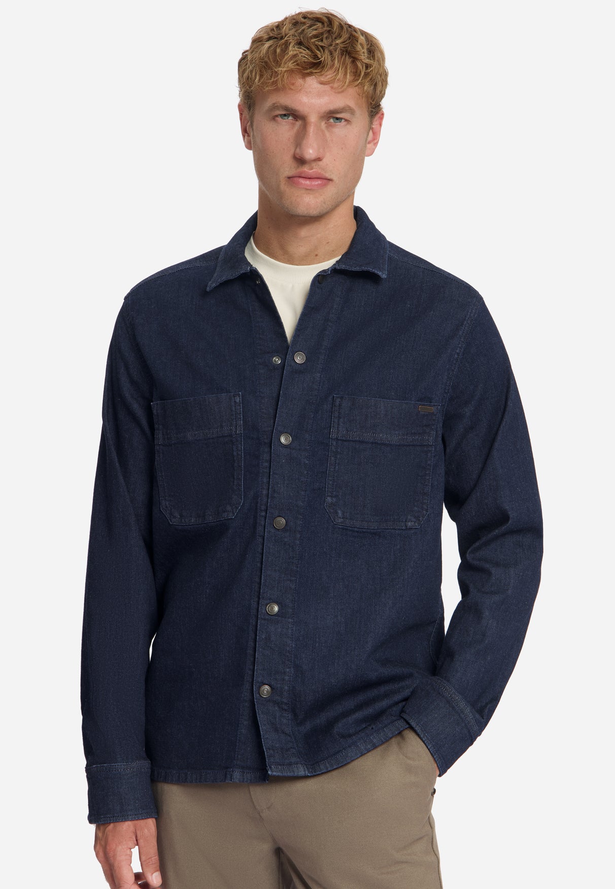 Surchemise Stretch en Denim | Rinse Denim