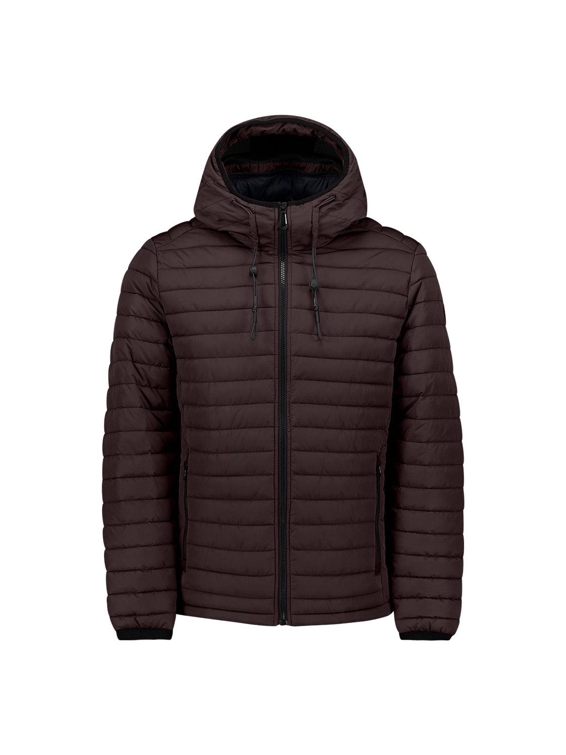 Veste Matelassée À Capuche | Dark Brown
