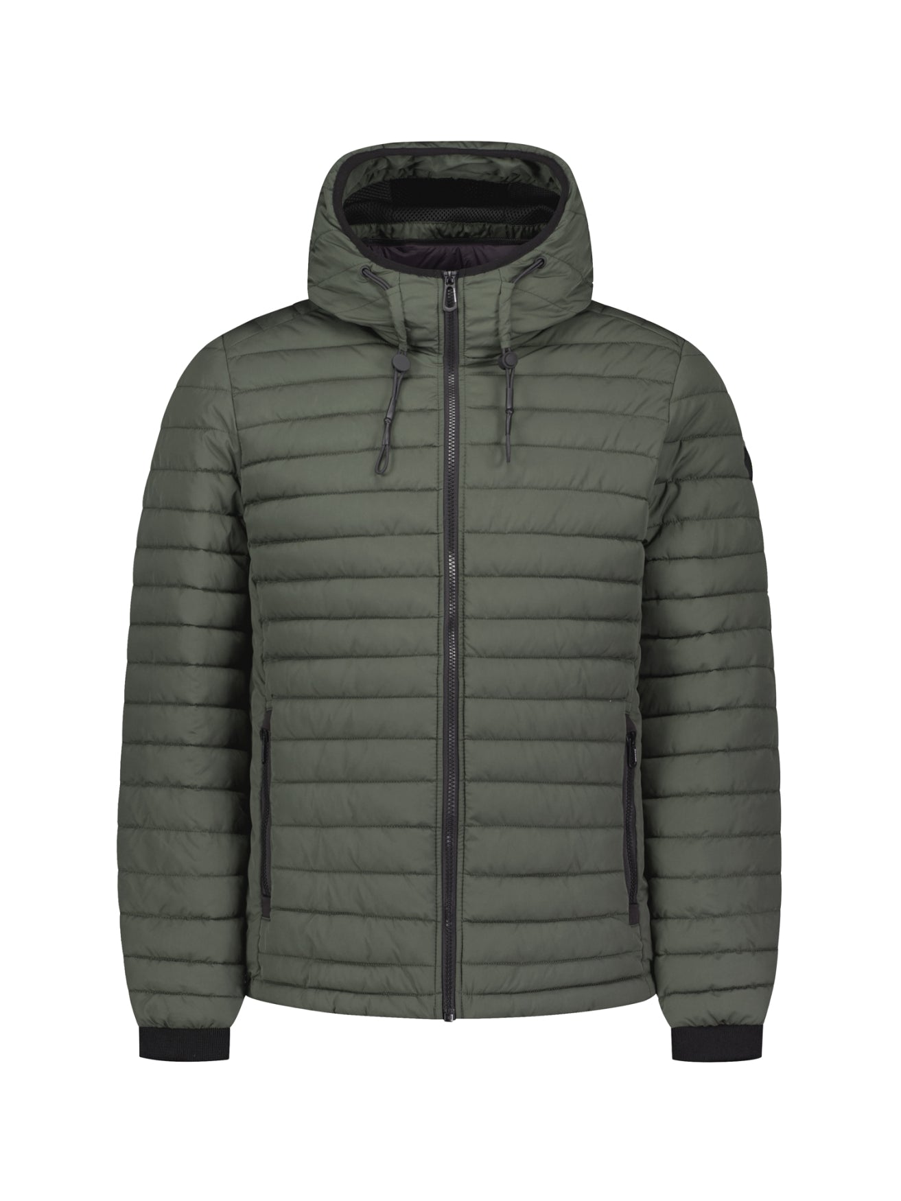 Hooded Padded Jacket | Army