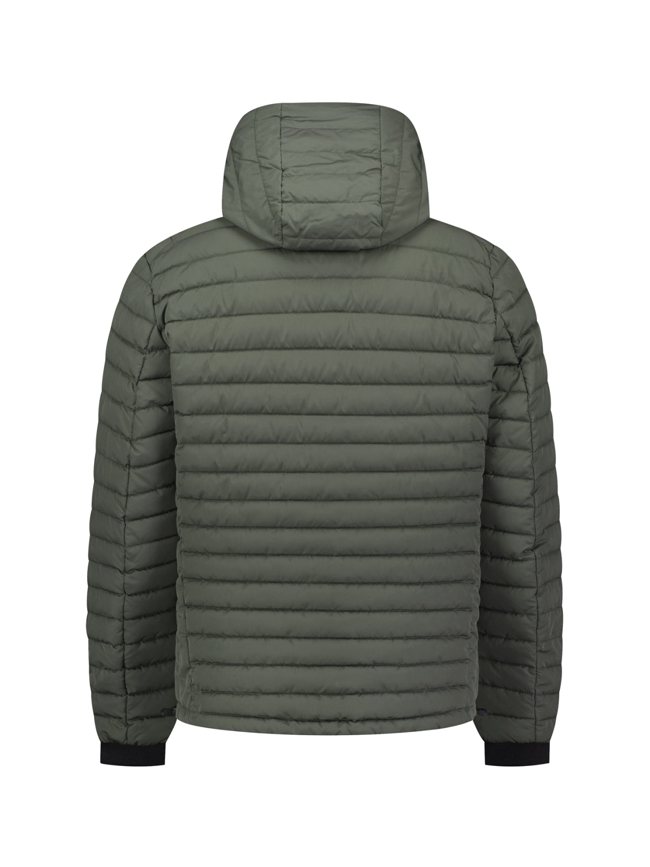 Hooded Padded Jacket | Army
