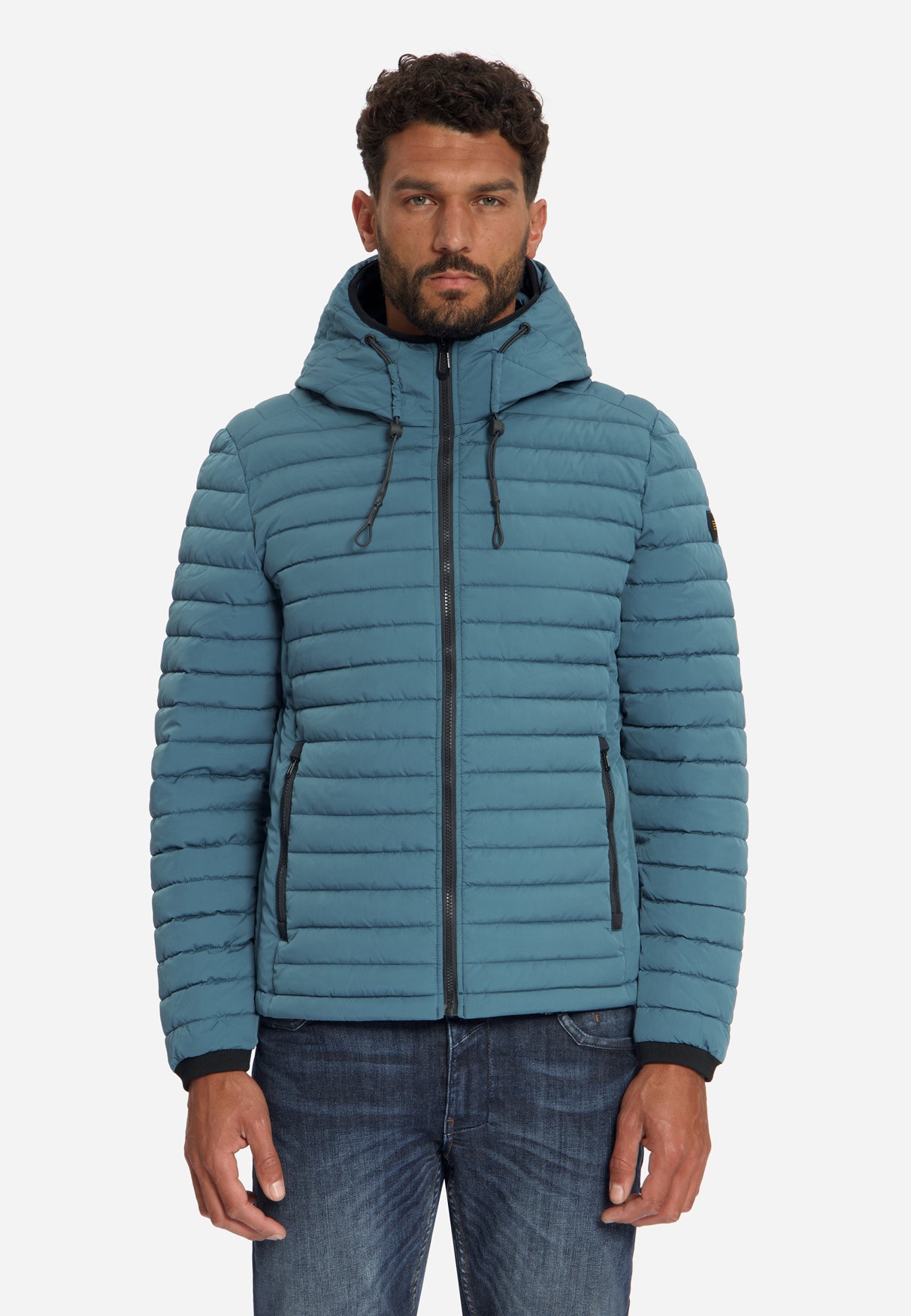 Veste Matelassée À Capuche | Shadow Blue