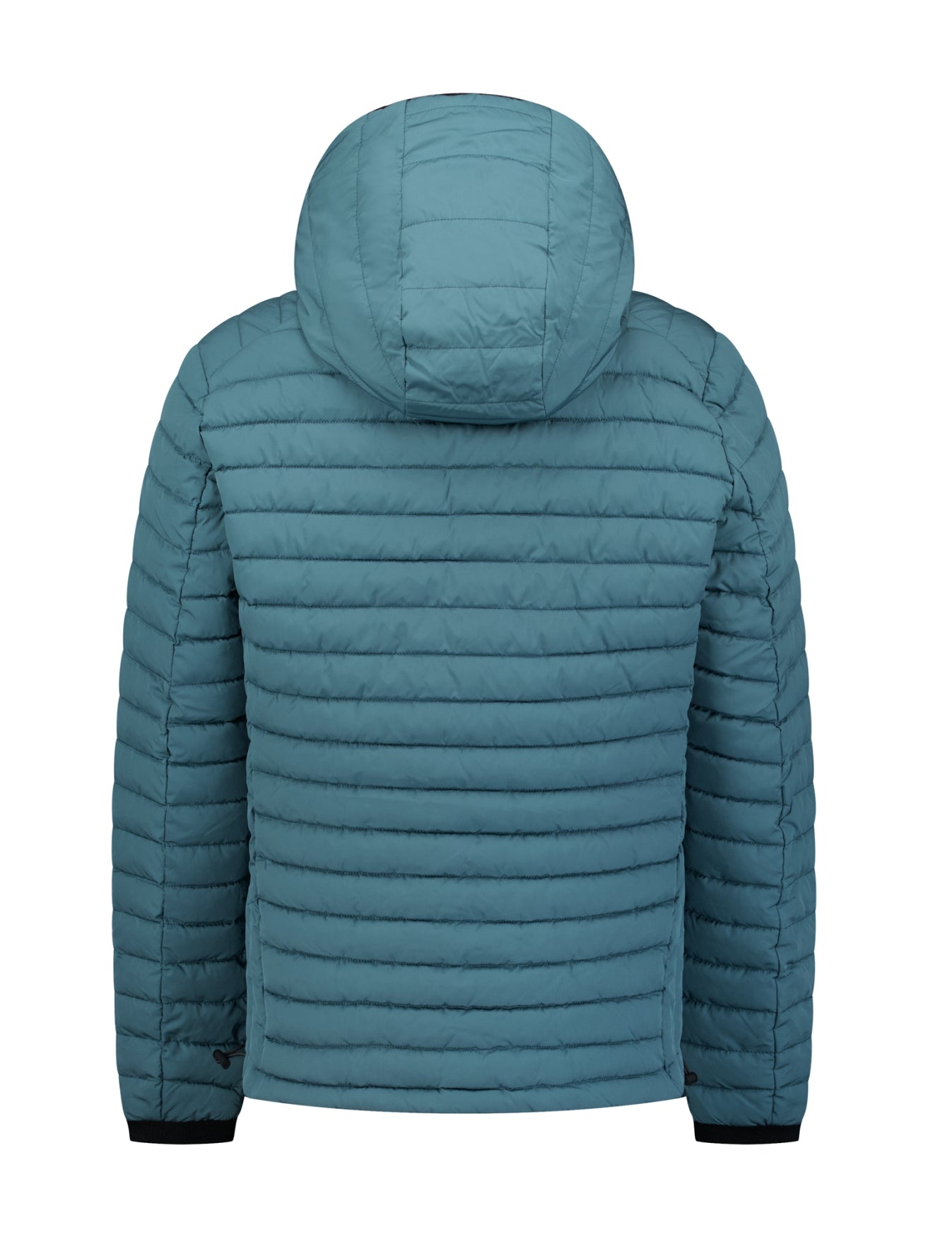 Hooded Padded Jacket | Shadow Blue