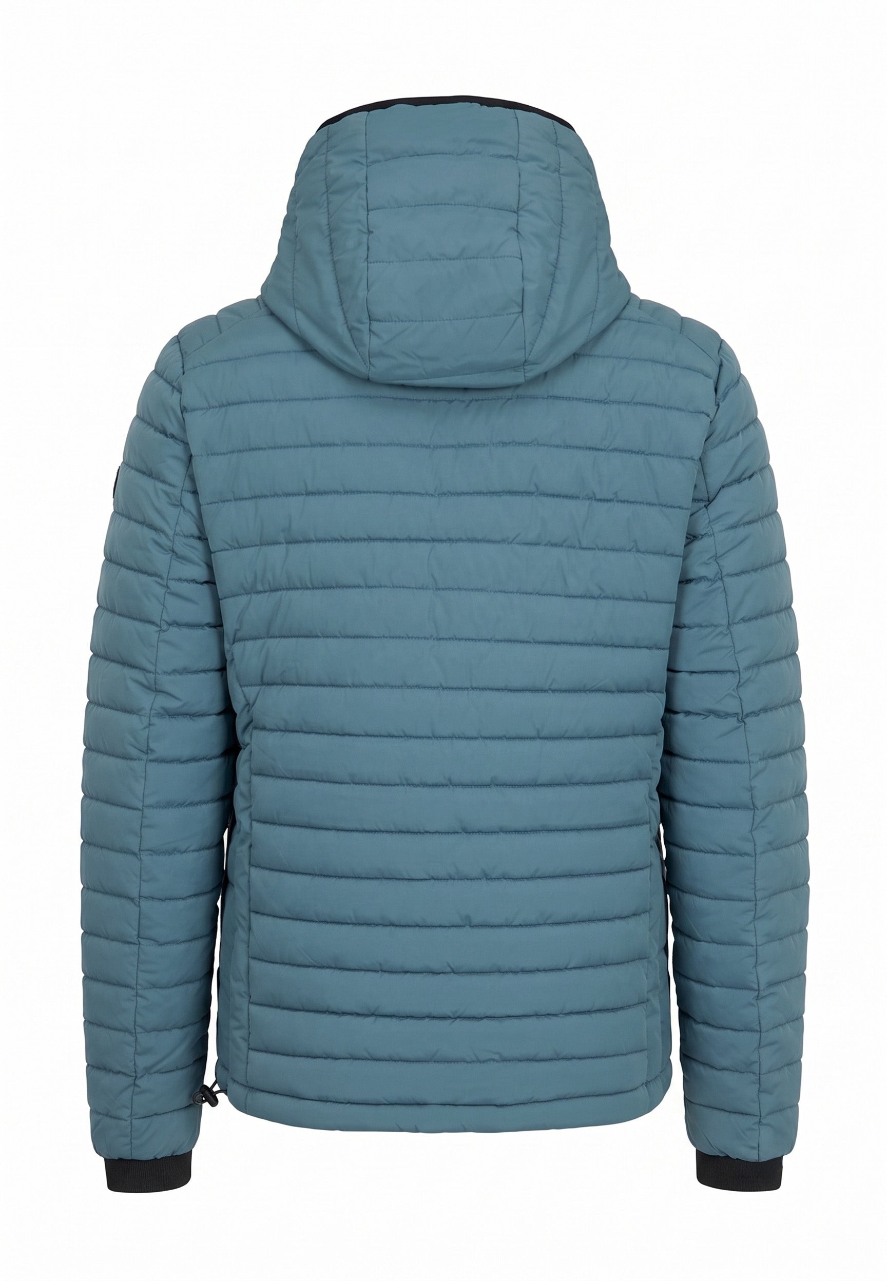 Hooded Padded Jacket | Shadow Blue