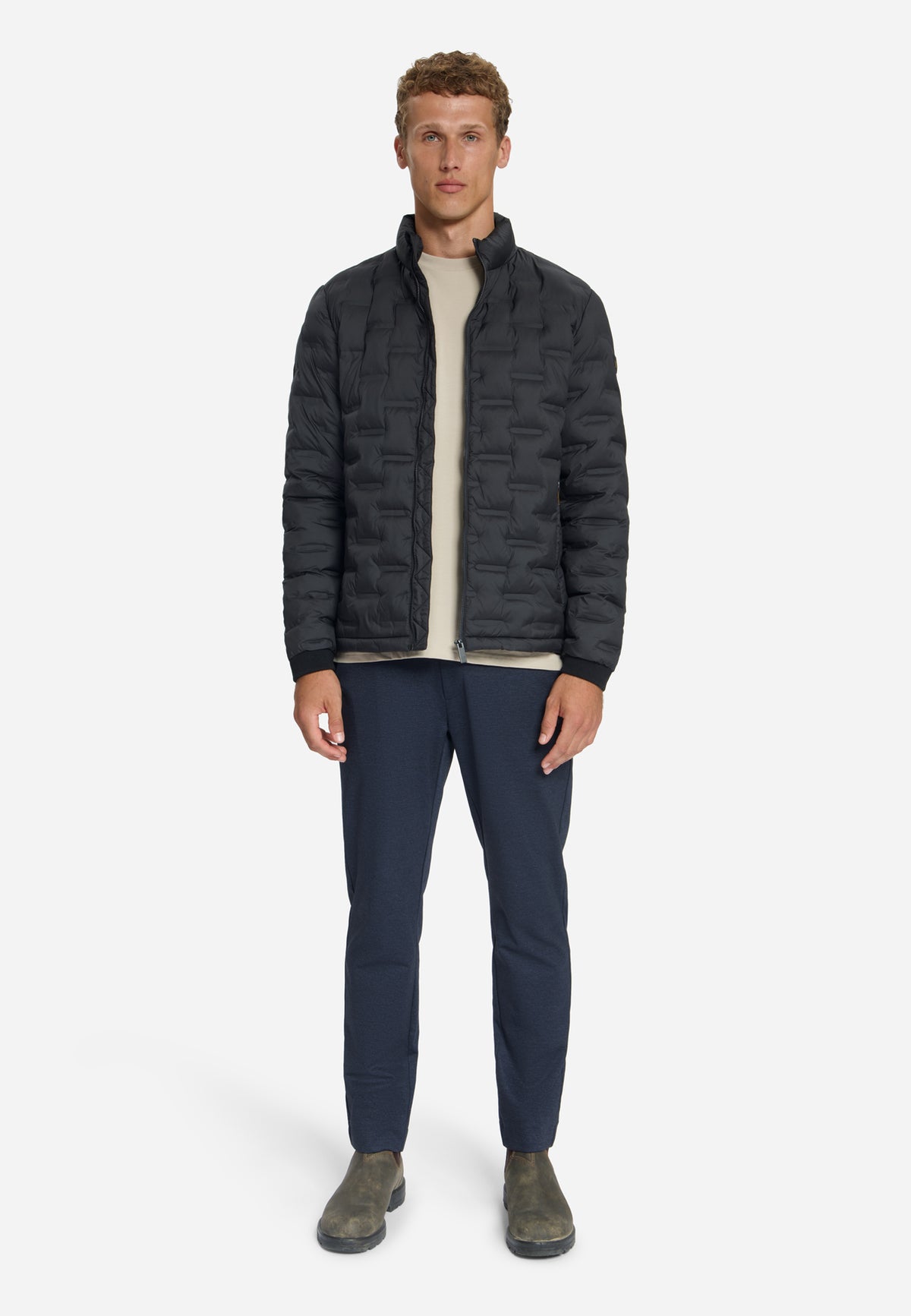 Veste Mi-Saison Doublée | Black