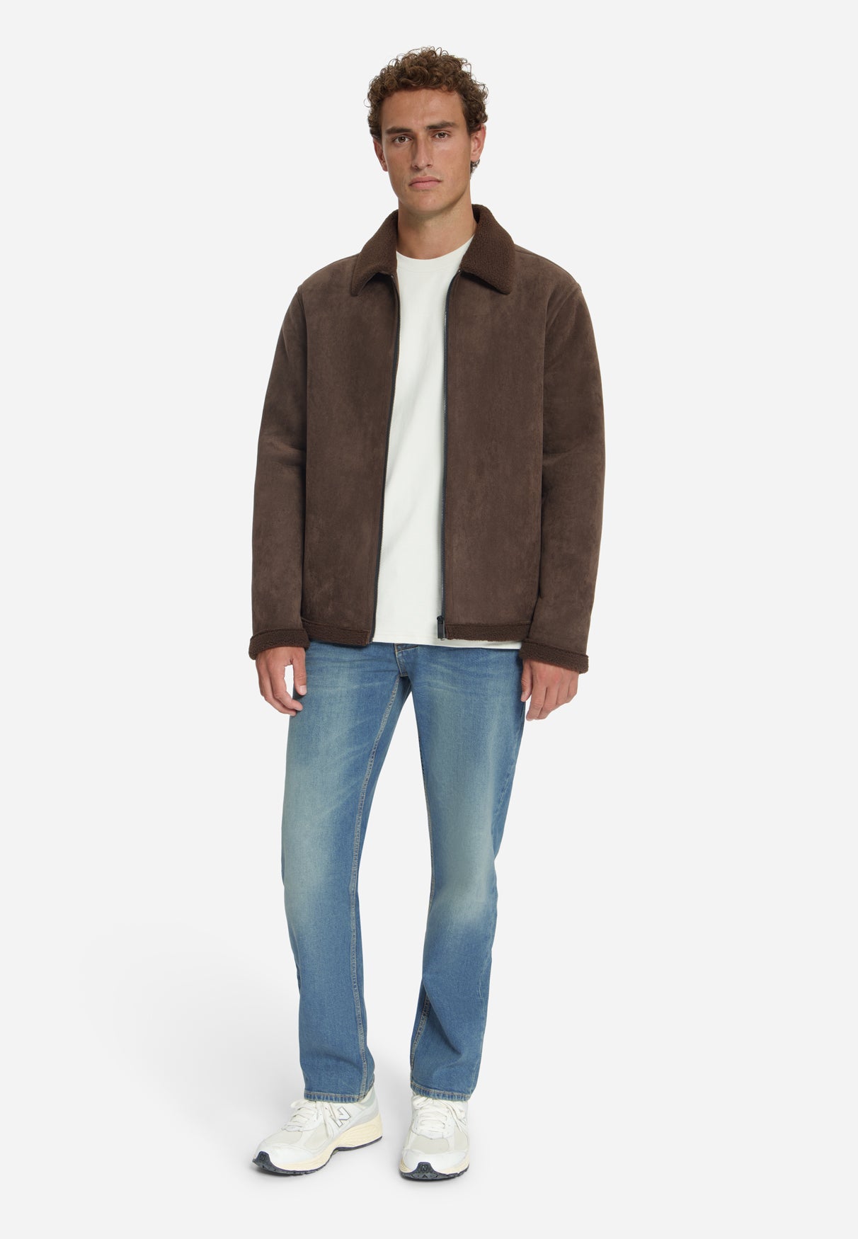 Veste Effet Daim | Dark Brown
