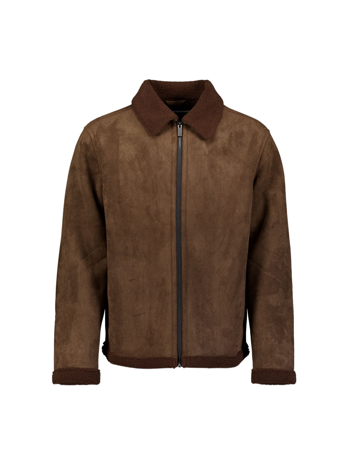Veste Effet Daim | Dark Brown