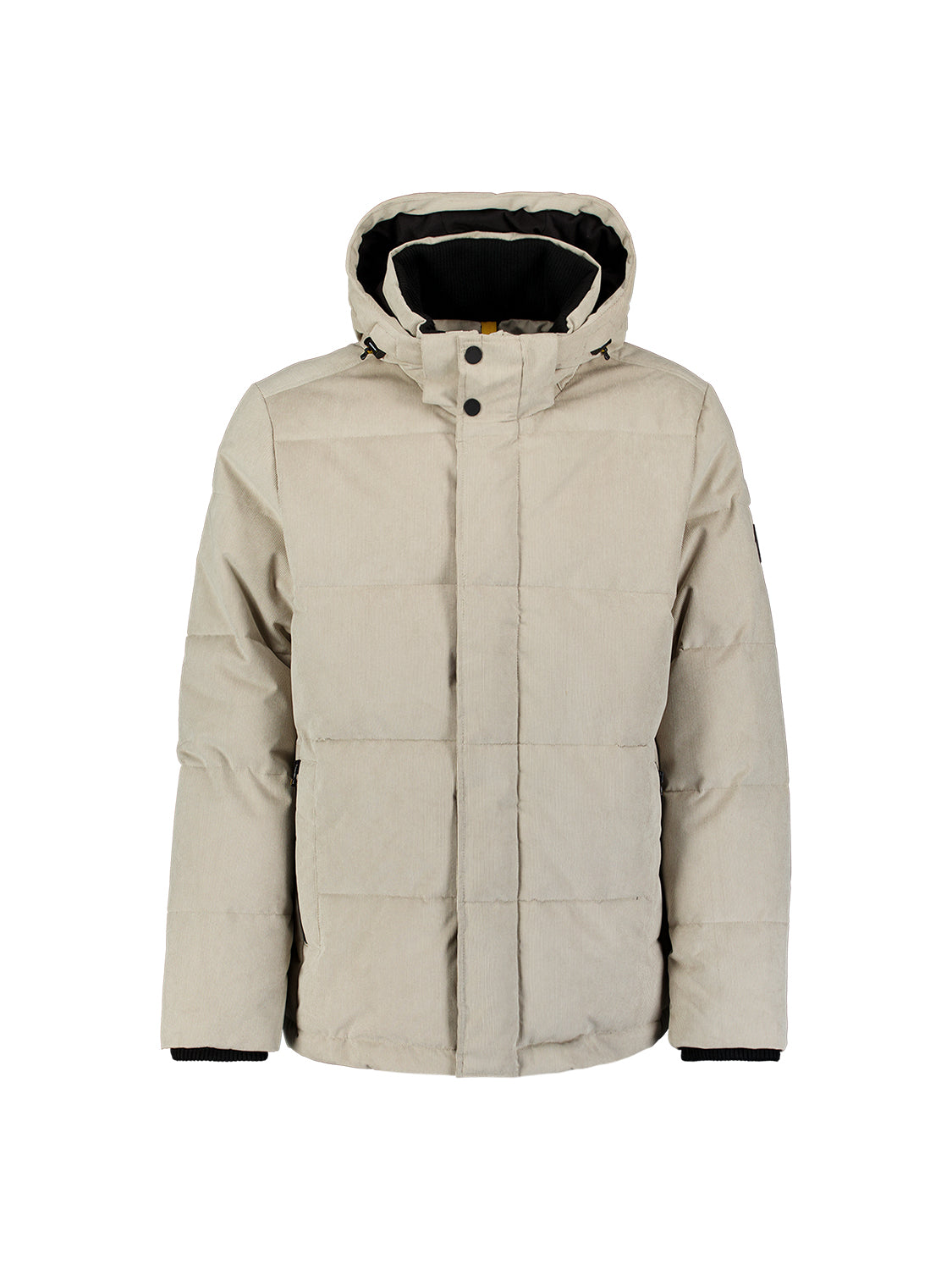 Corduroy Hooded Jacket | Stone