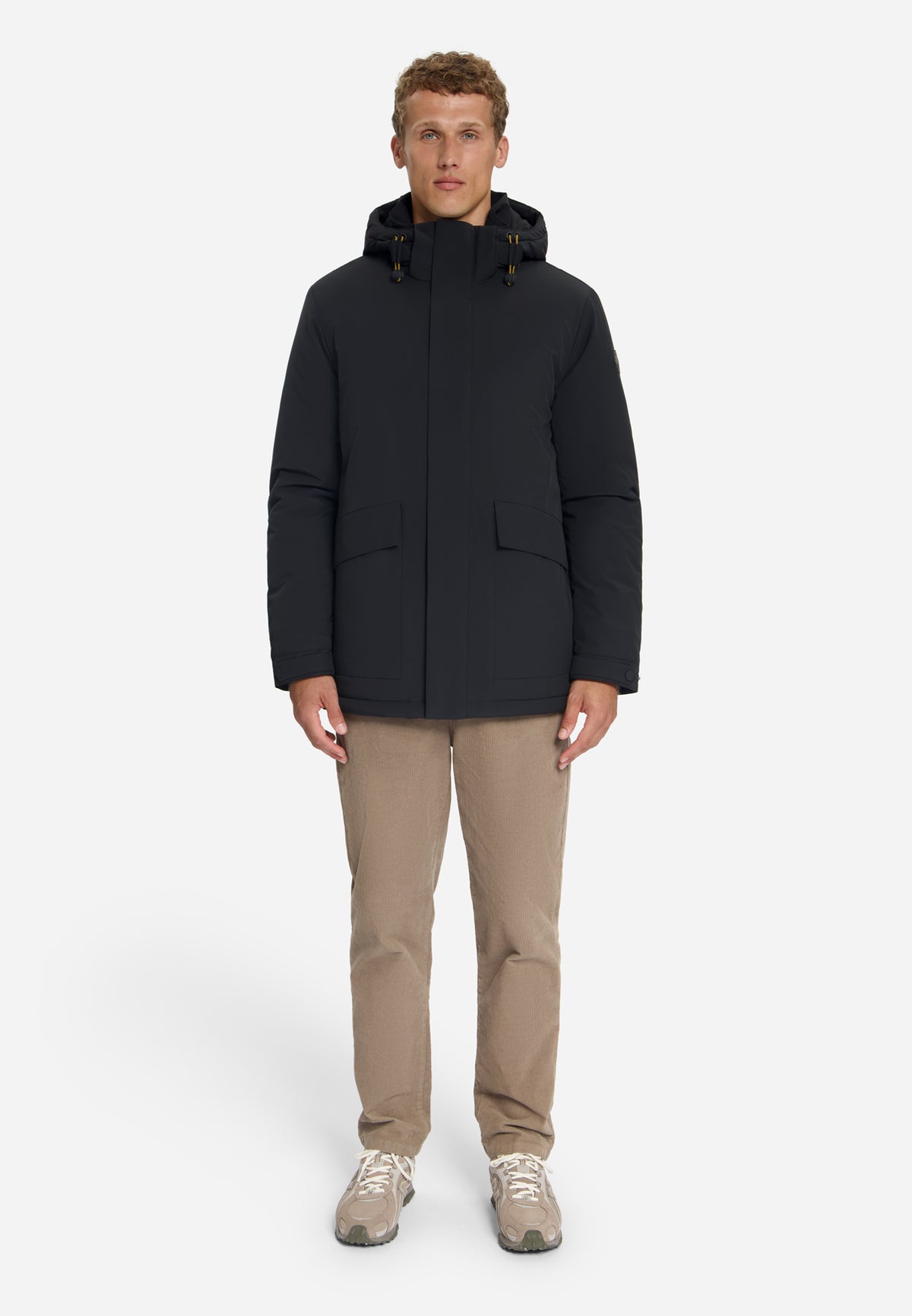 Hooded Parka Jacket | Black