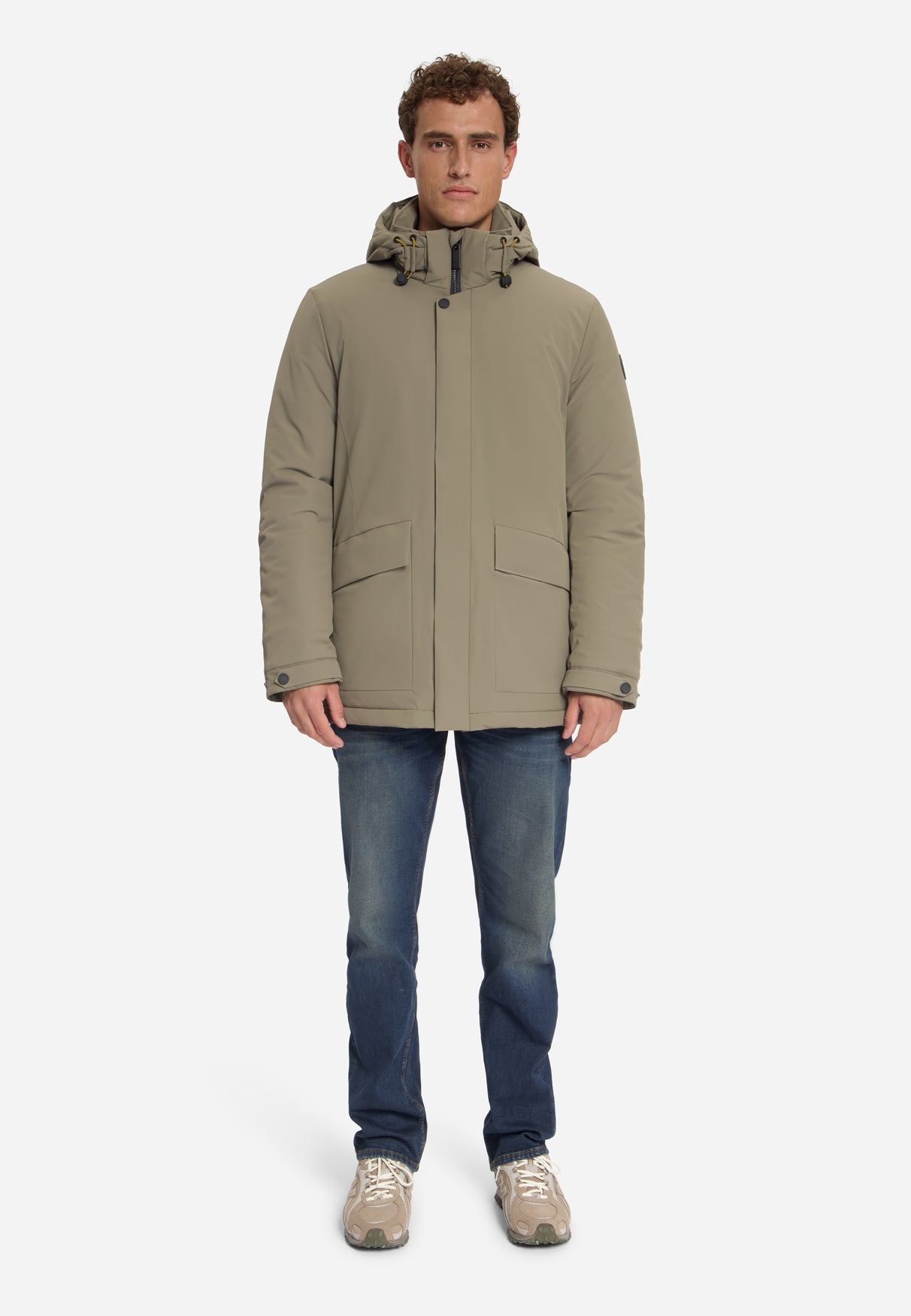 Hooded Parka Jacket | Mud