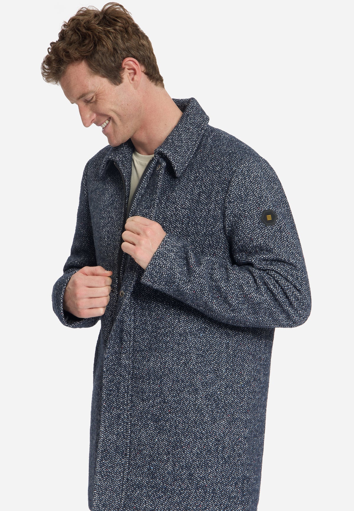 Manteau en mélange de laine | Dark Night