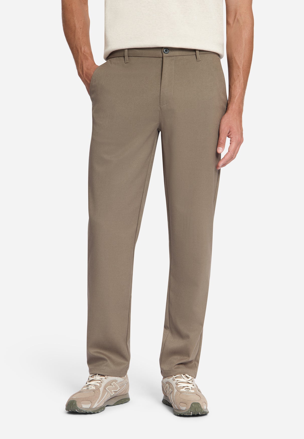 Chino Twill Stretch | Light Brown