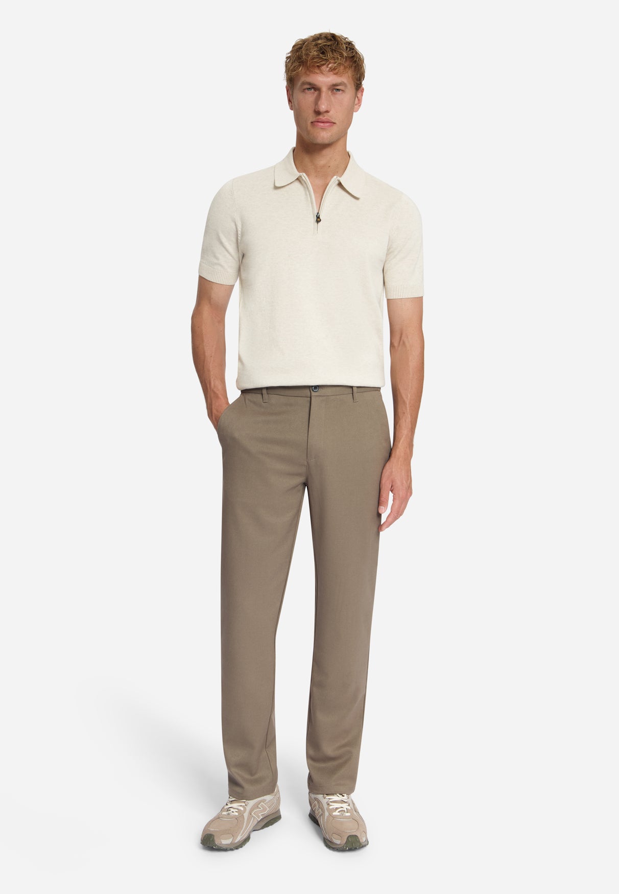 Chino Twill Stretch | Light Brown