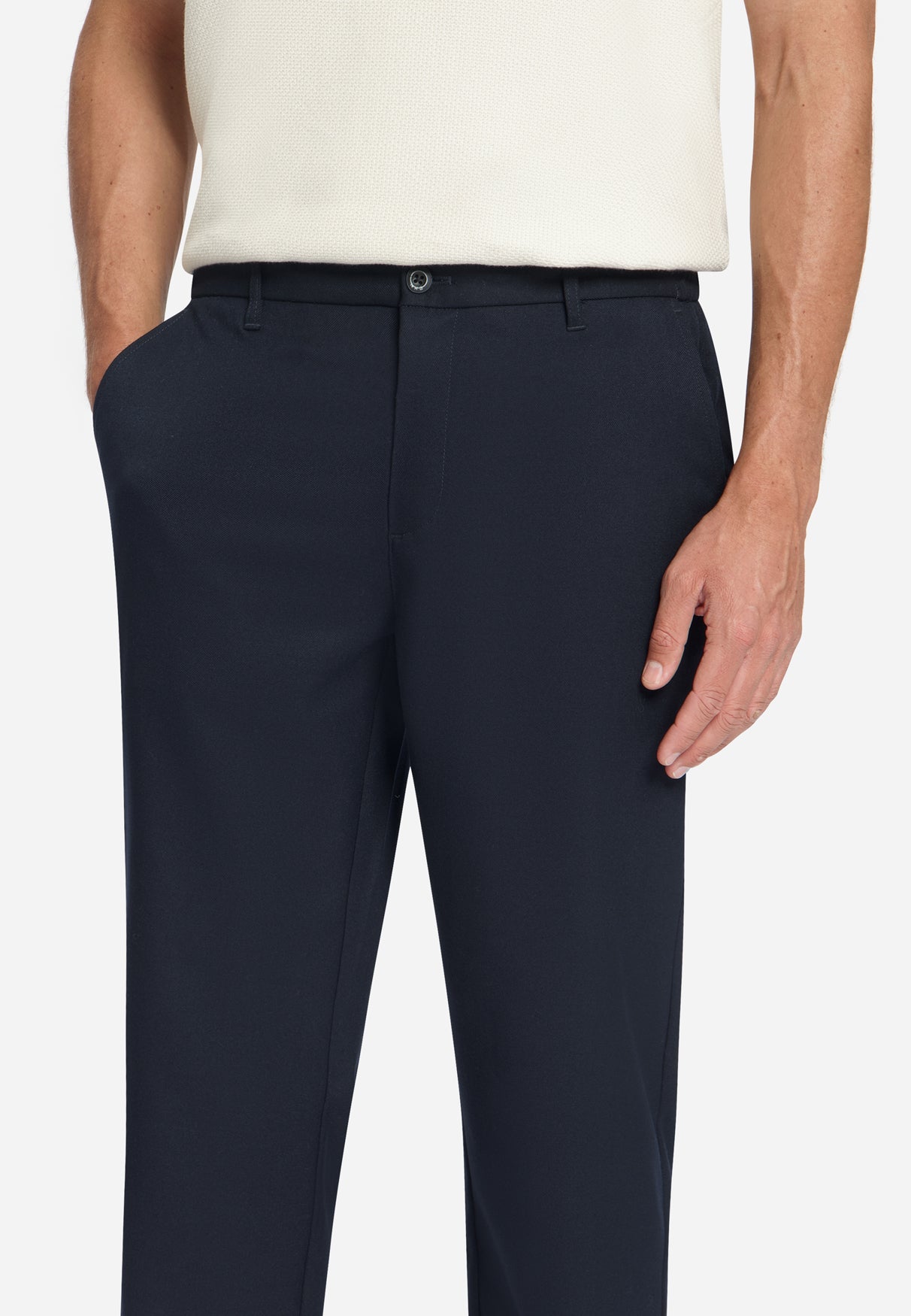 Stretch Twill Chinos | Dark Night