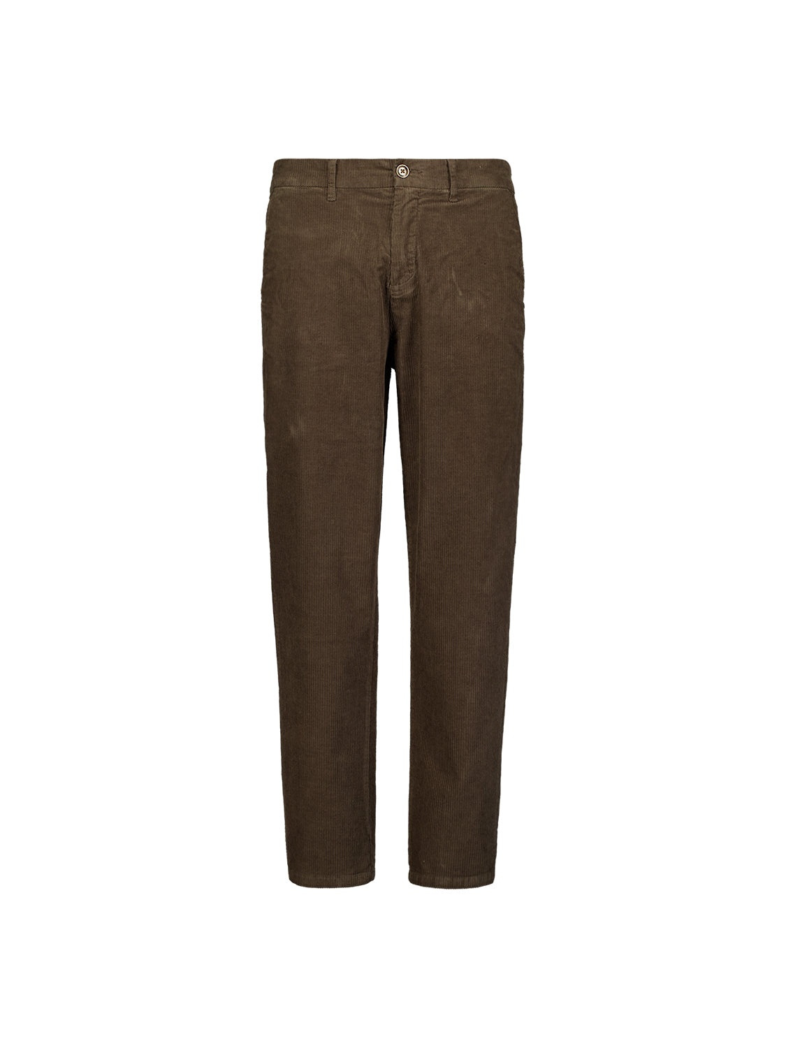 Chino en Velours Côtelé Stretch | Army
