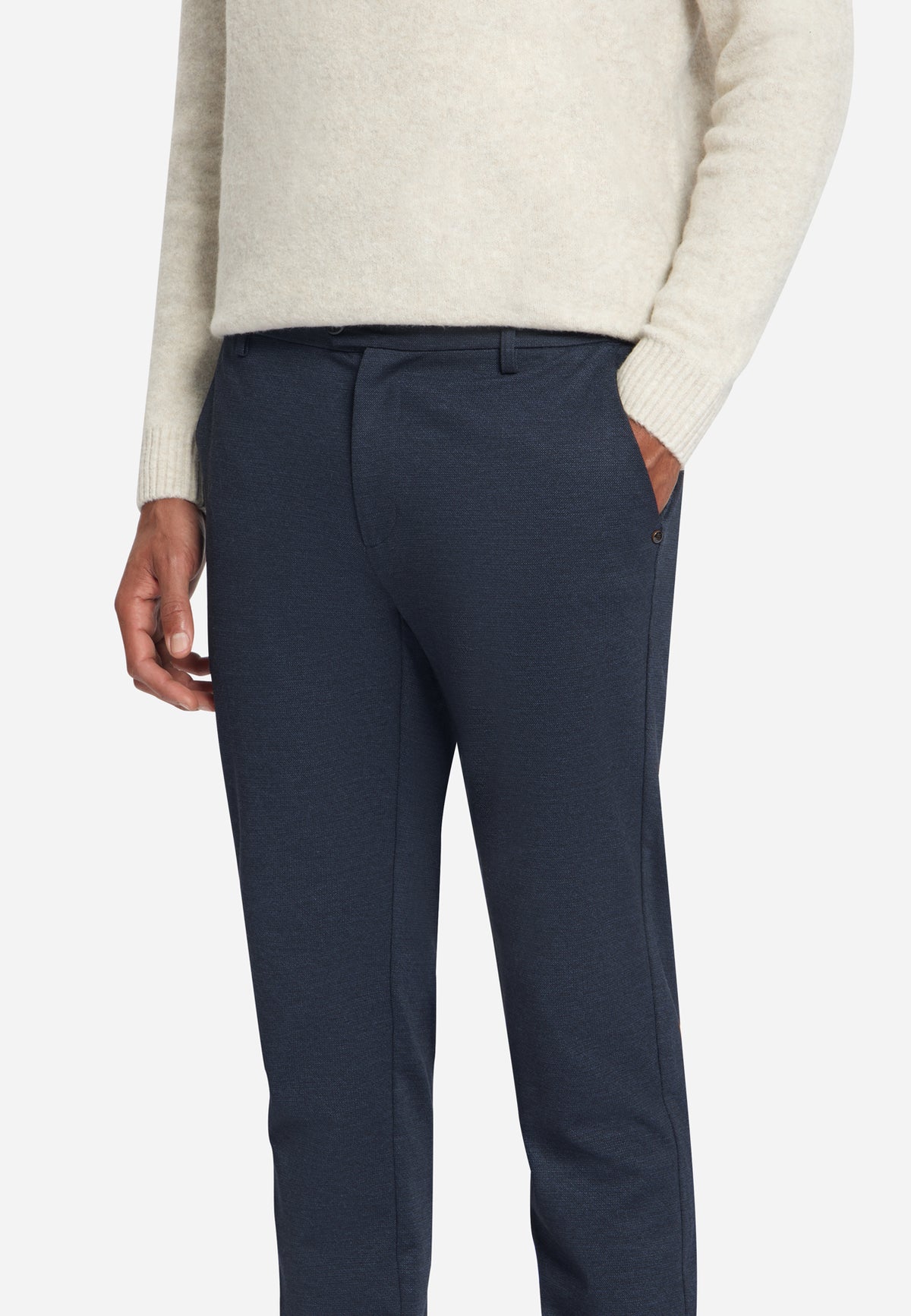 Chino en jersey chiné | Dark Night