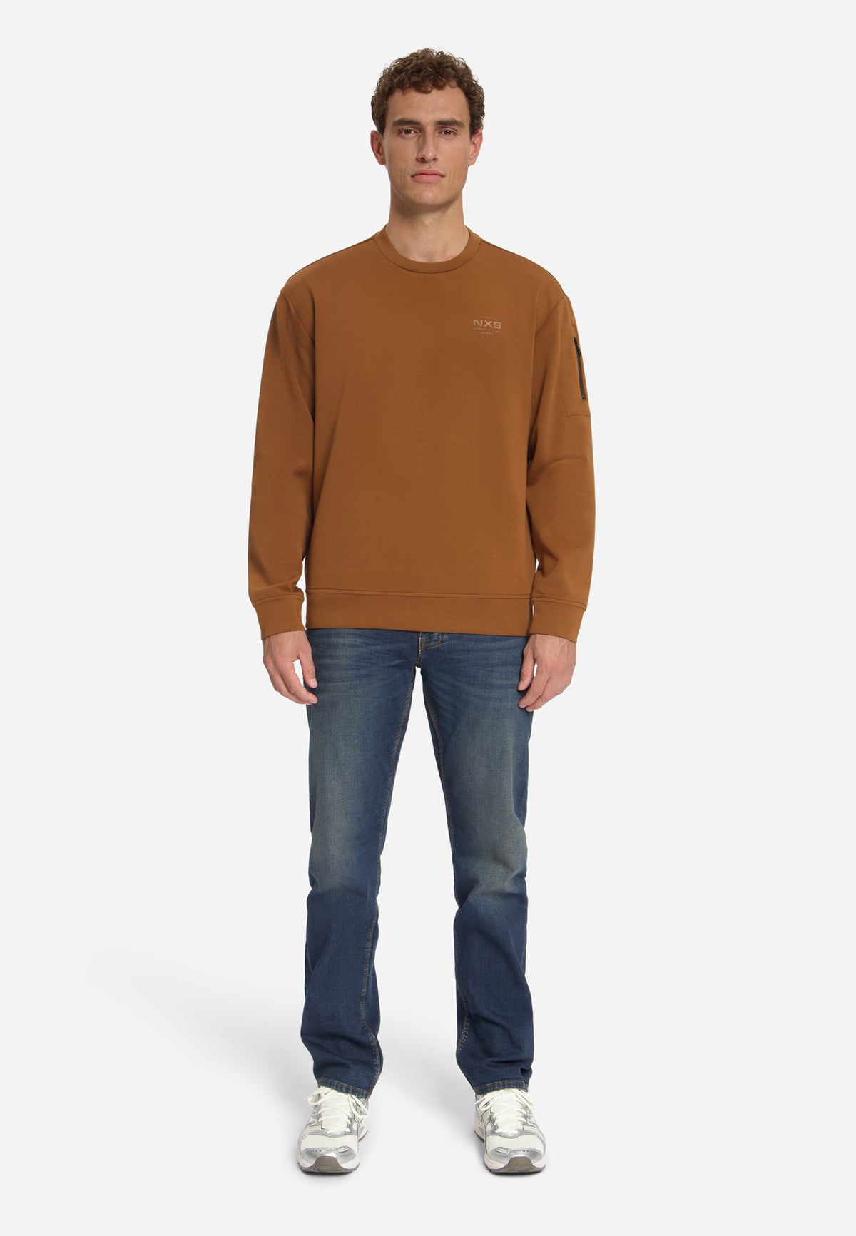 Crew Neck Sweater | Caramel