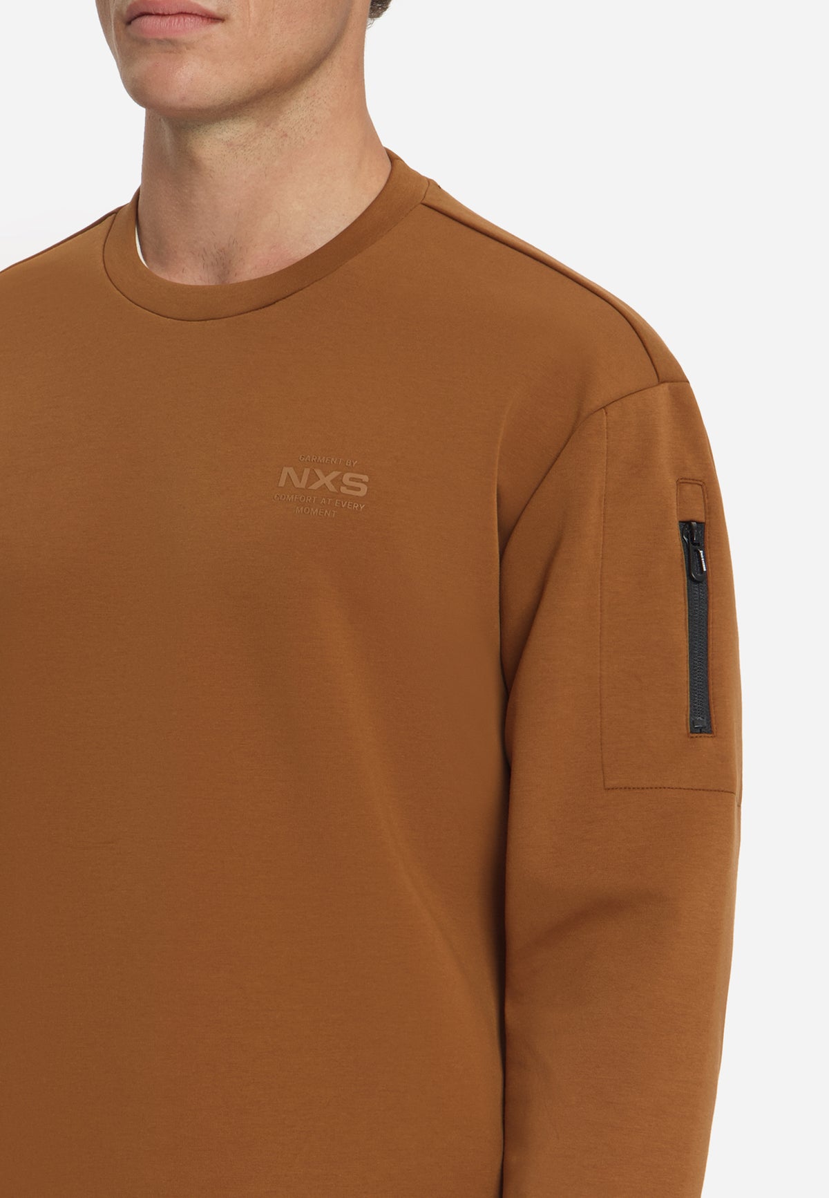 Crew Neck Sweater | Caramel