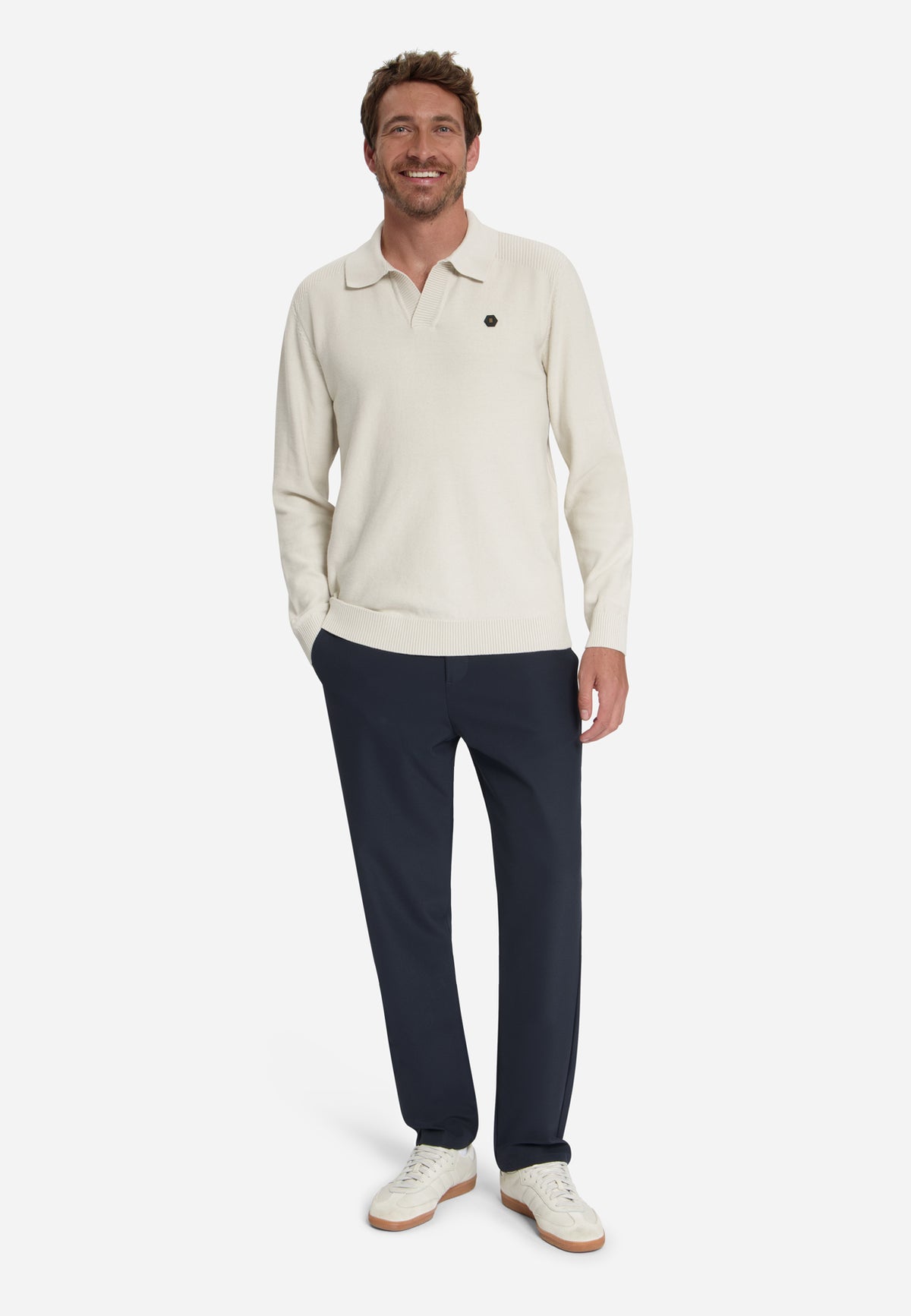 Polo Jumper | Stone