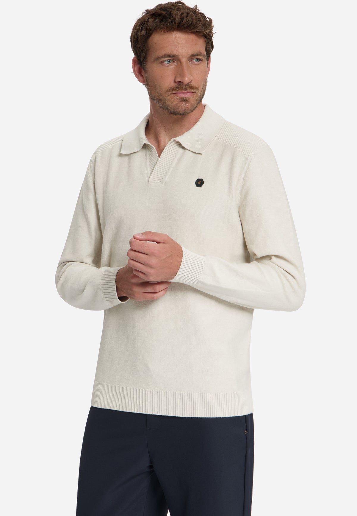 Polo Jumper | Stone