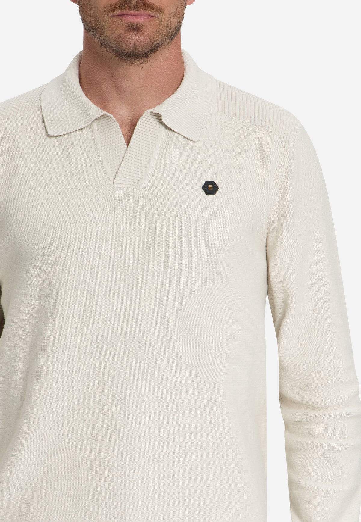 Polo Jumper | Stone