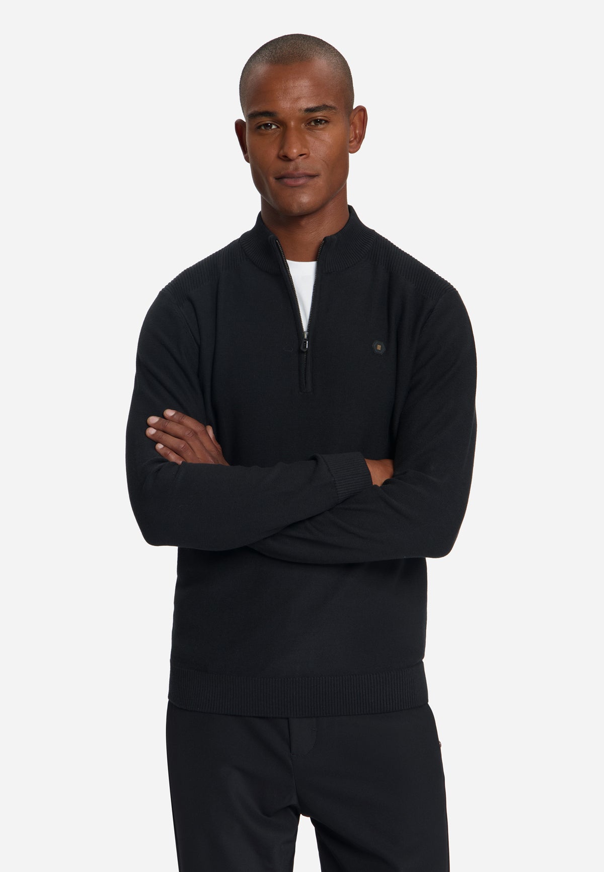 Half-Zip Jumper | Black