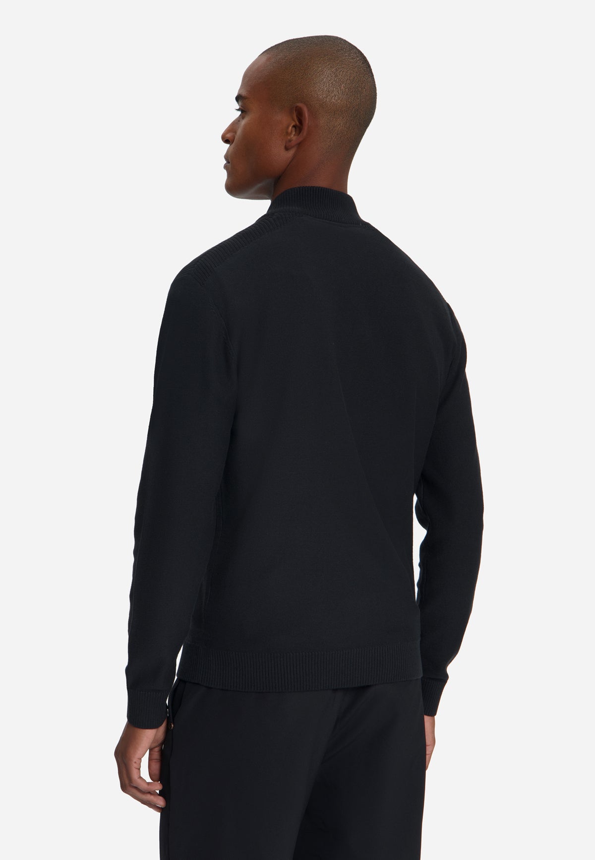 Full-Zip Cardigan | Black