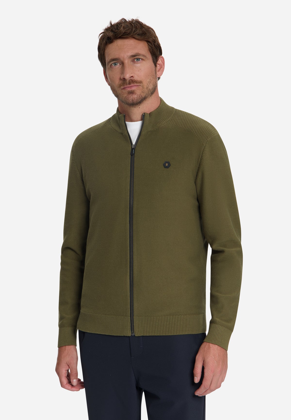 Cardigan zippé | Moss