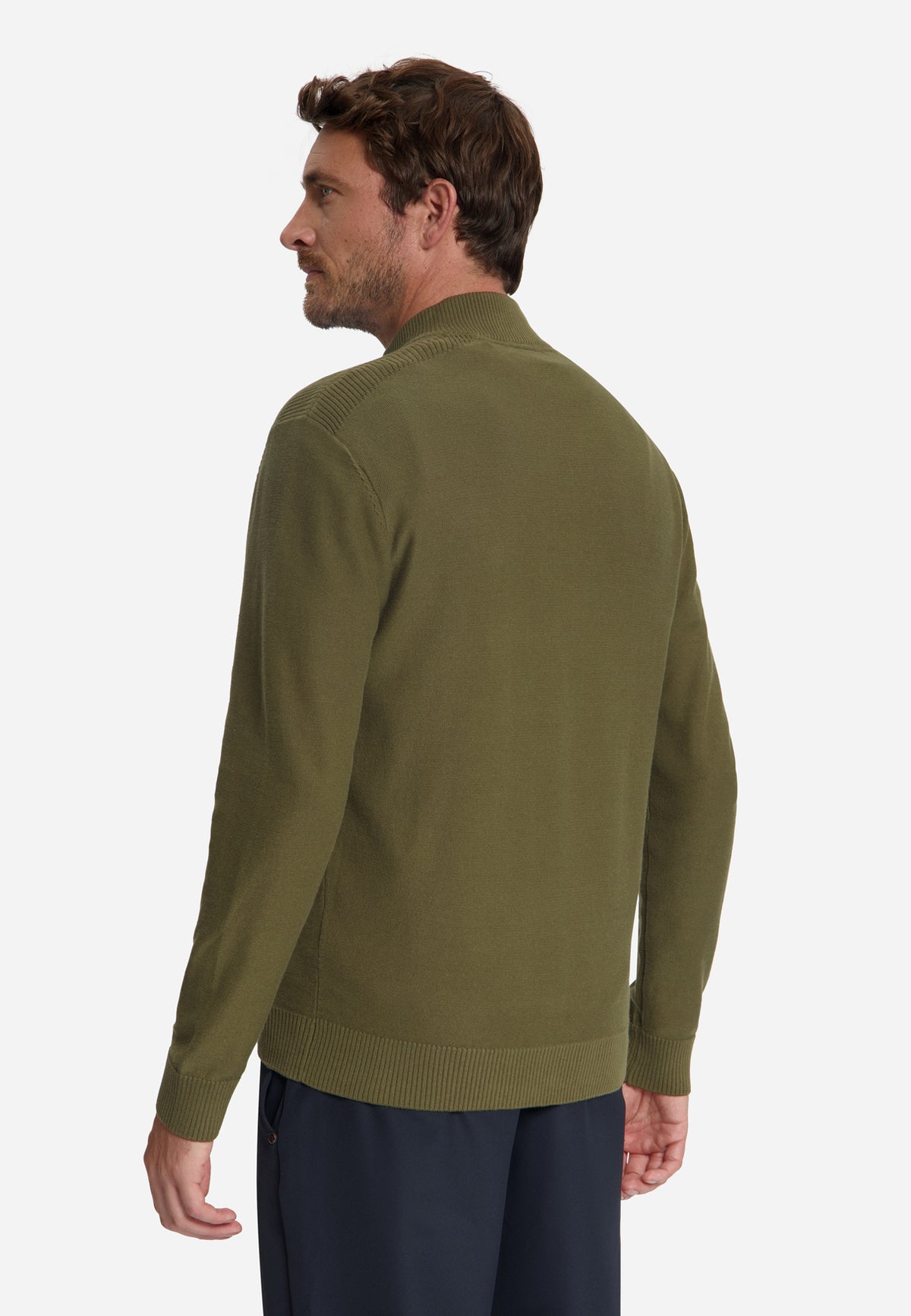 Cardigan zippé | Moss
