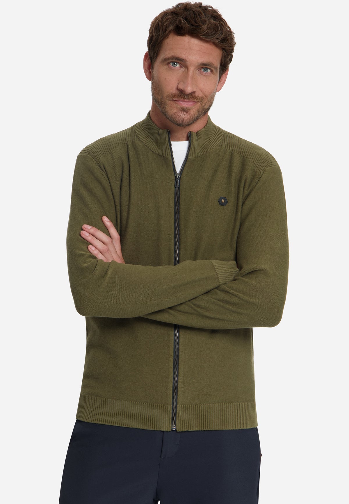 Cardigan zippé | Moss