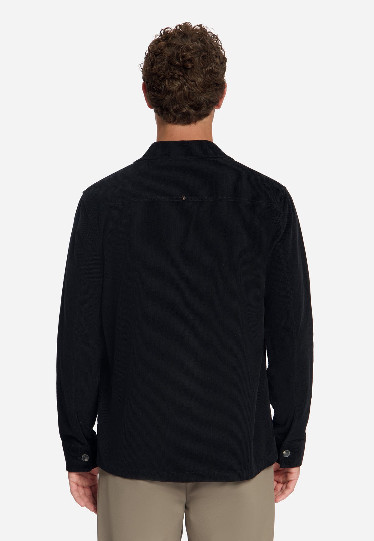 Overshirt en velours côtelé | Noir