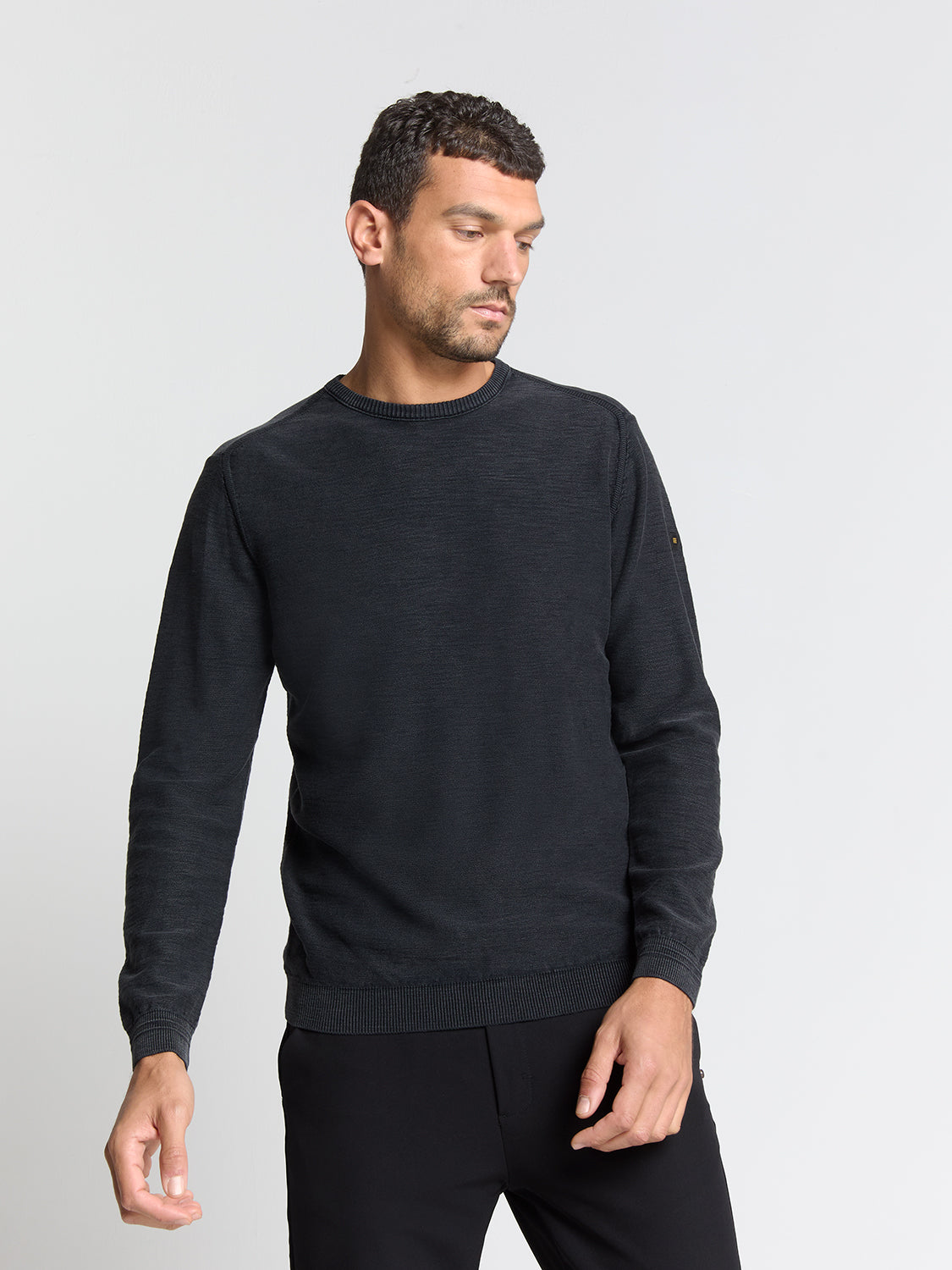 Pull Délavé Basics Intemporels | Black