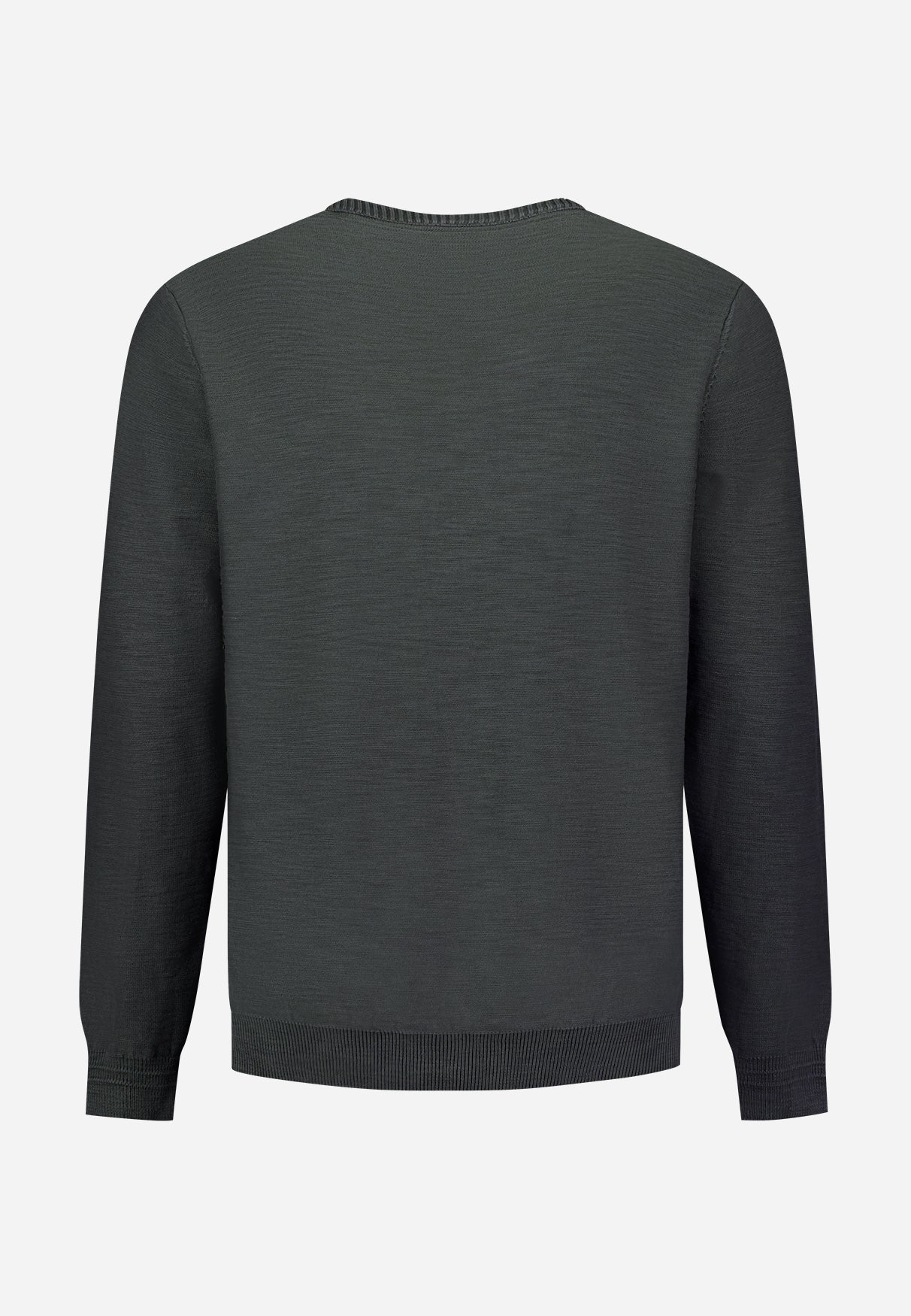 Timeless Basics Stone Washed Jumper | Dark Steel