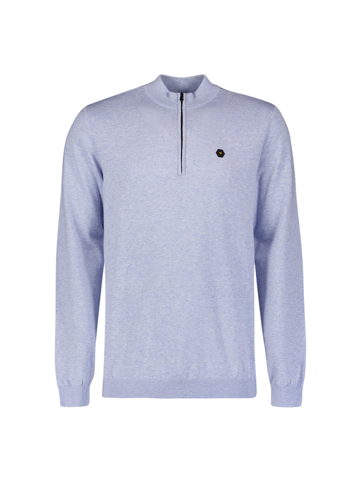 Pull demi-zip Timeless Basics | Blue